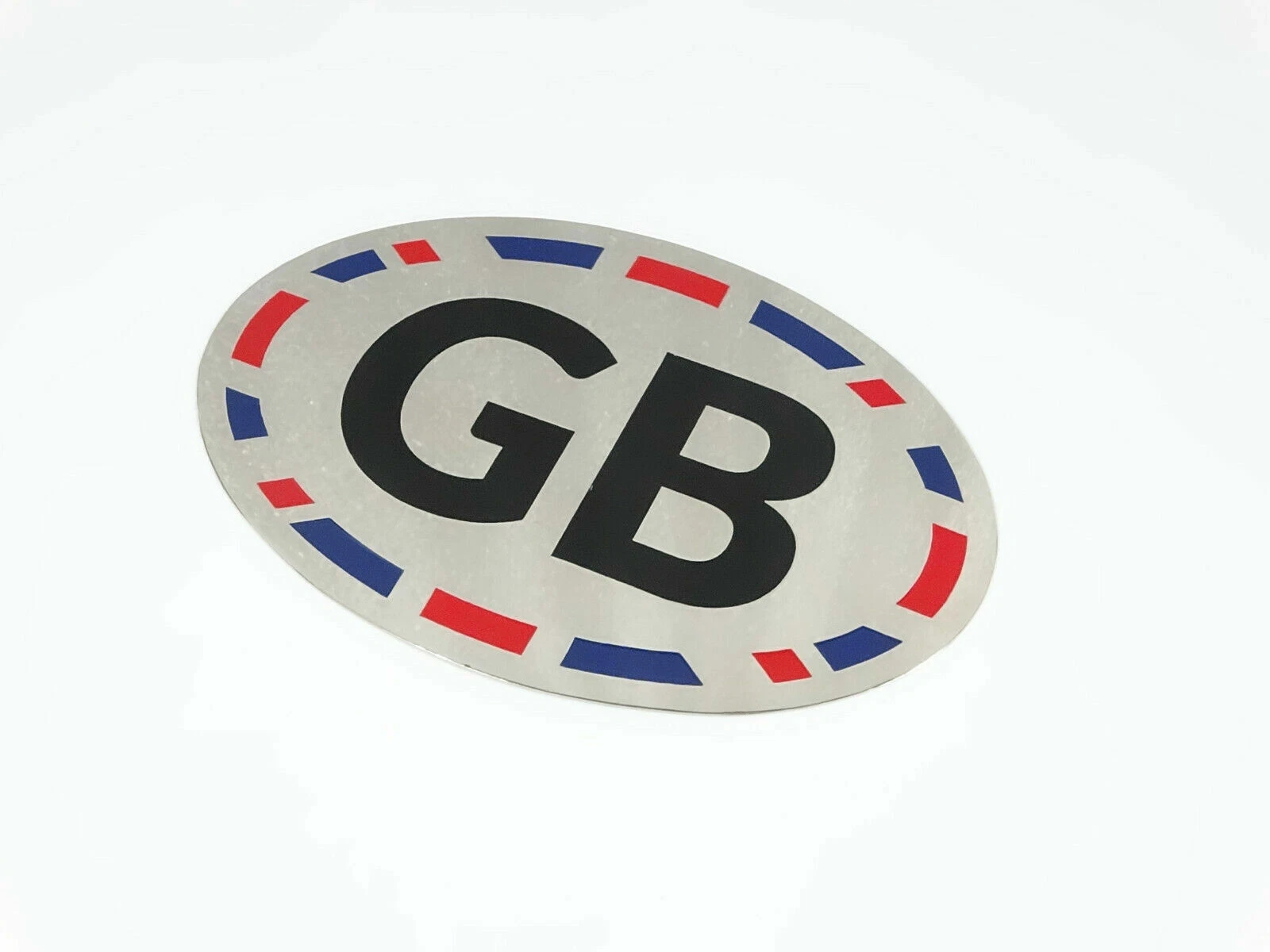 Vintage Car "GB" Great Britain Front Hood Bonnet Badge (Metal)
