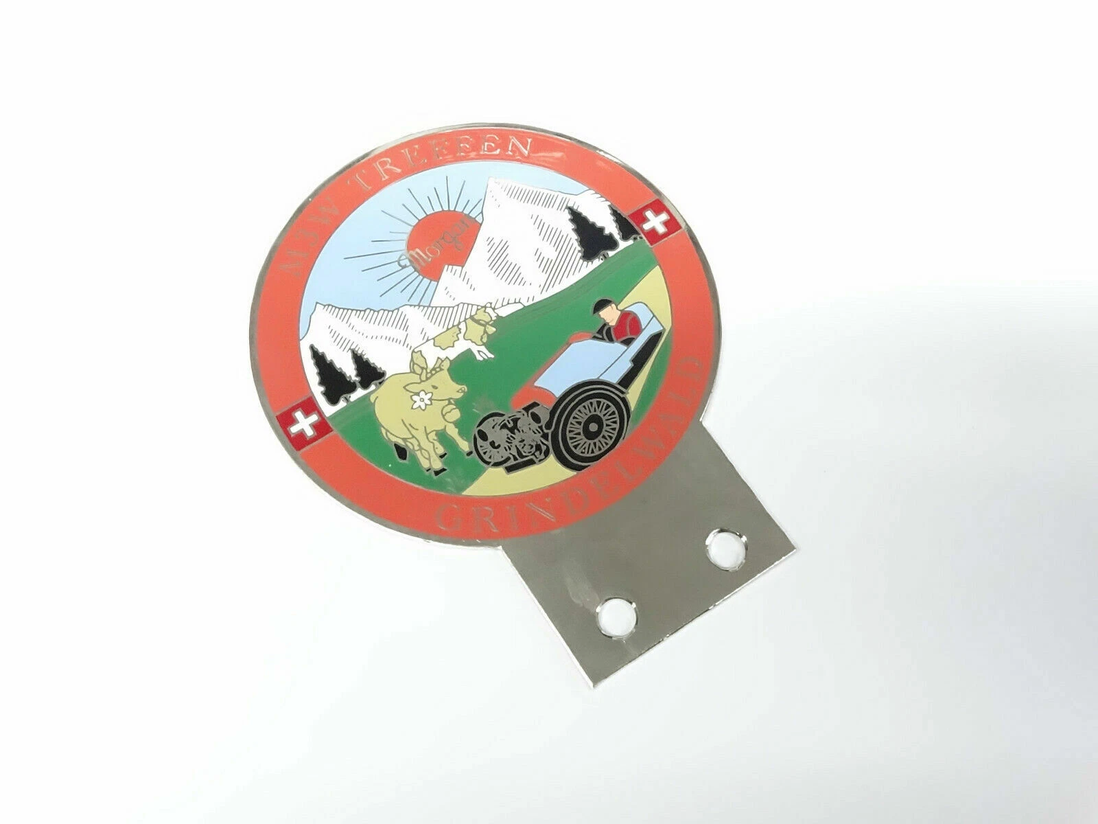 Vintage Car Morgan M3W Front Grill Badge Emblem Decal