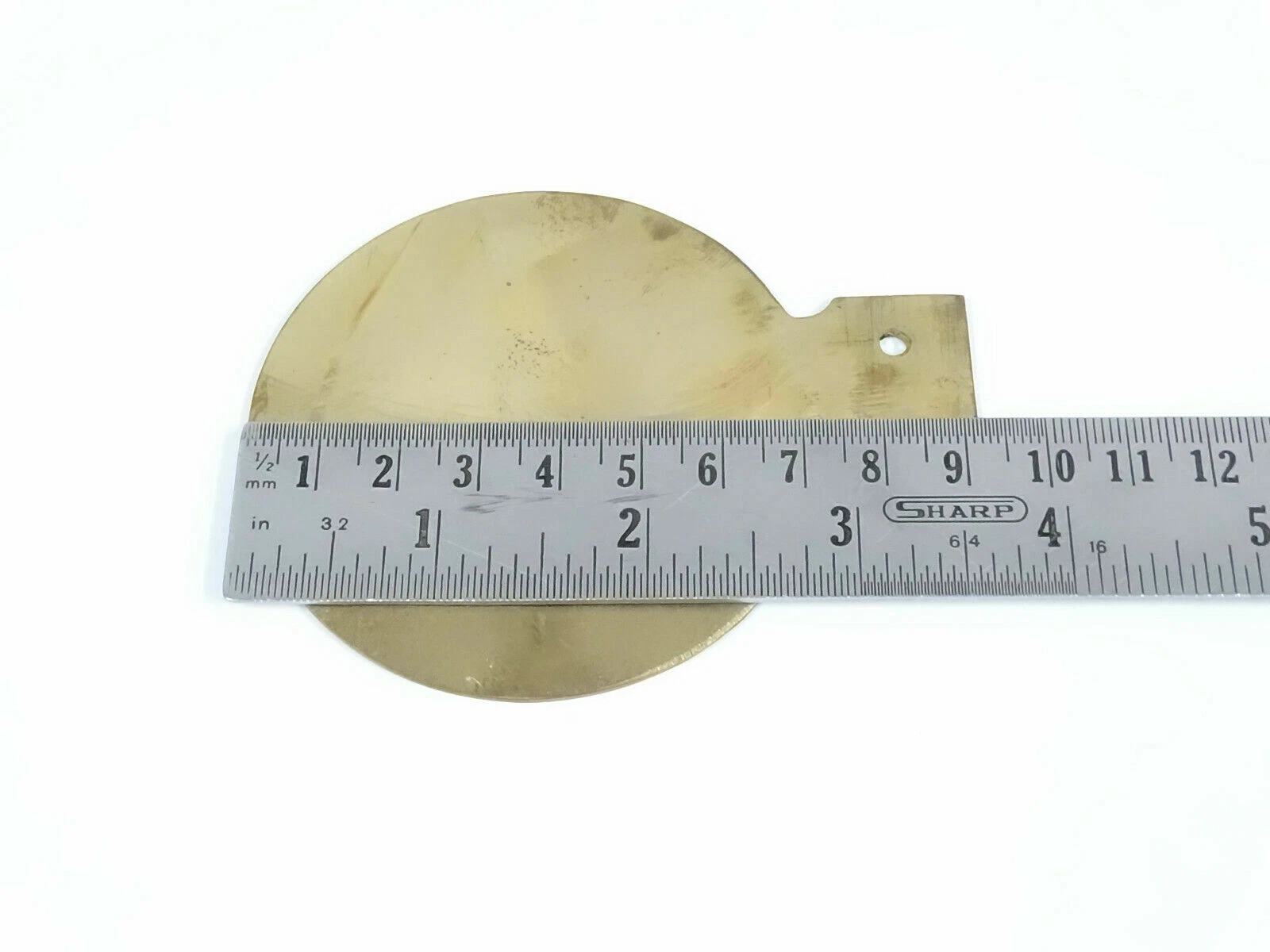 Vintage Car Oxford Motor Club Badge /Front Grill Decal Brass Badge