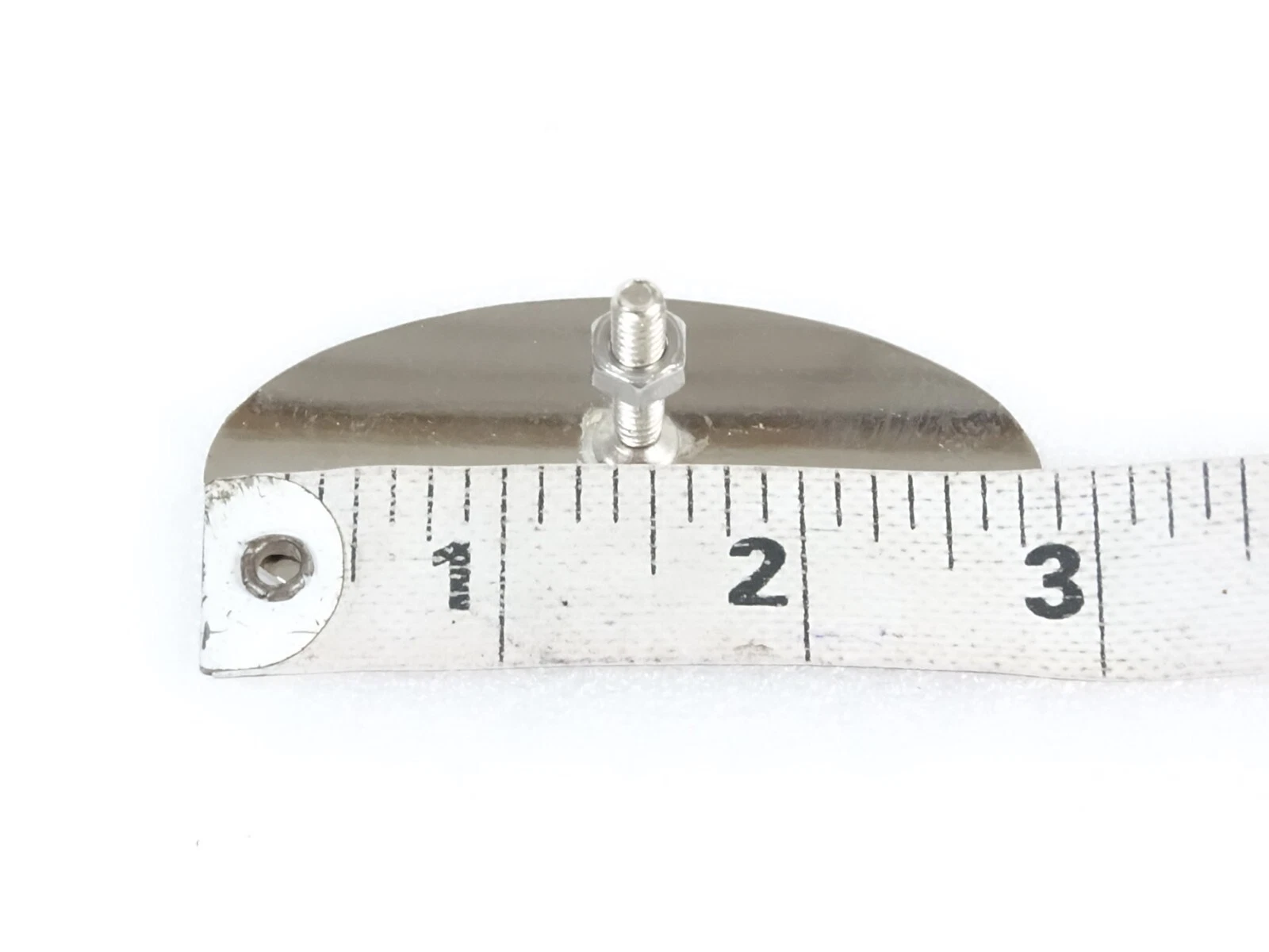 Blue & Chrome Stainless Steel Badge With Nut For Vintage Ford Cars #17A9
