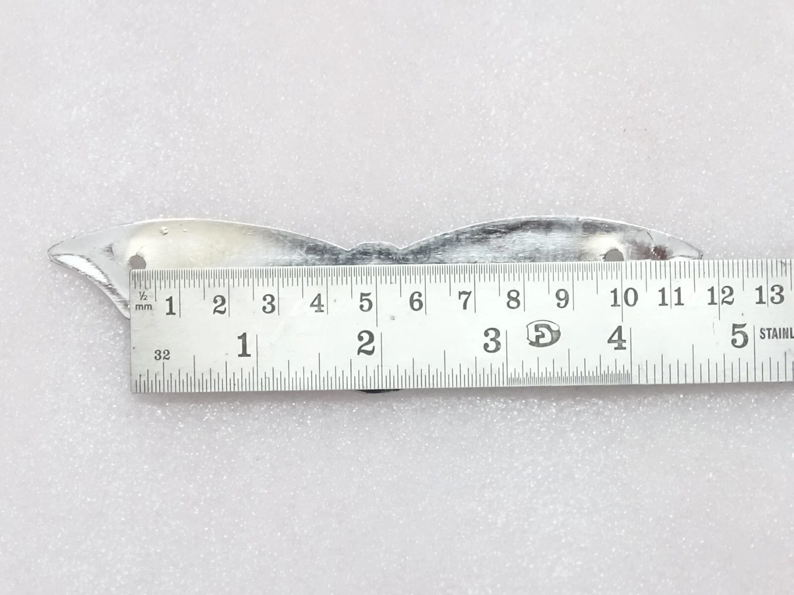 Morris Winged Boot Badge Chrome Plated Emblem Plastic Made #21A21