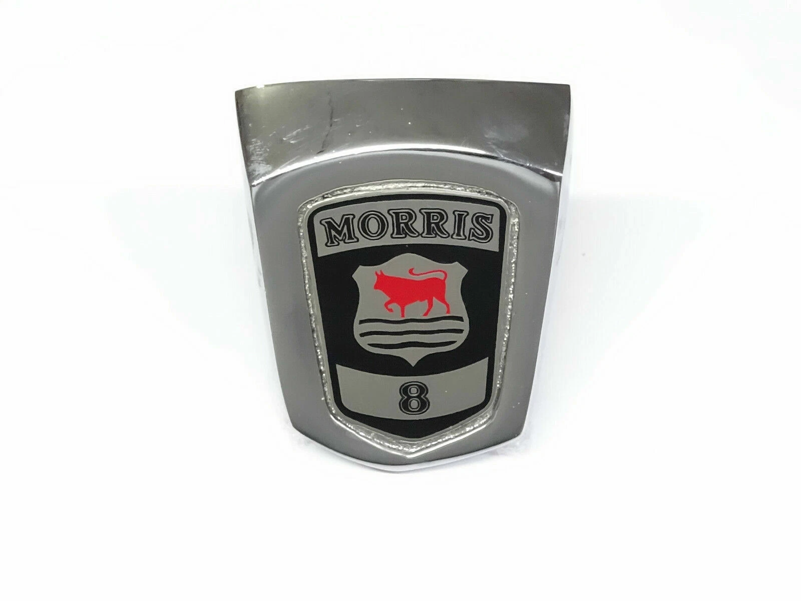 Vintage Car Morris 8 Complete (Upper & Lower) Badge Decal Emblem