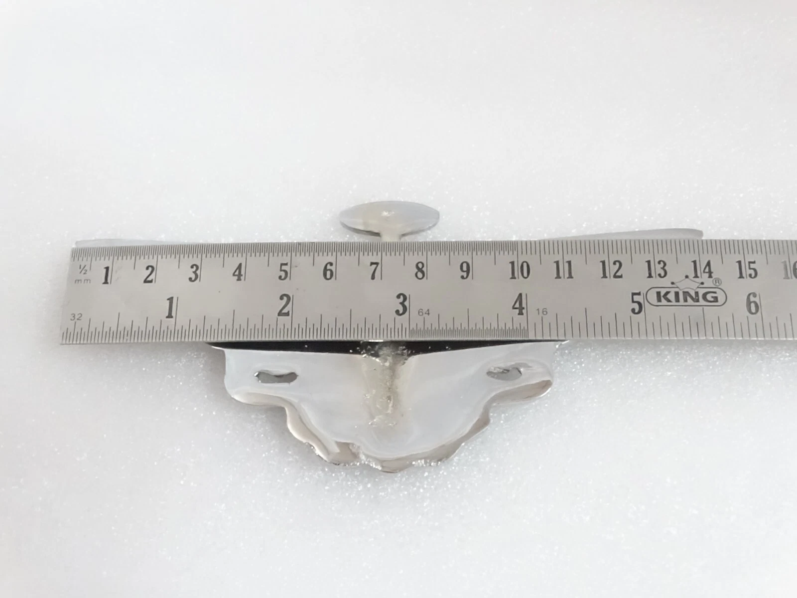 CHROME BONNET BADGE EMBLEM FITS TO VINTAGE AUSTIN CAR #V271-7