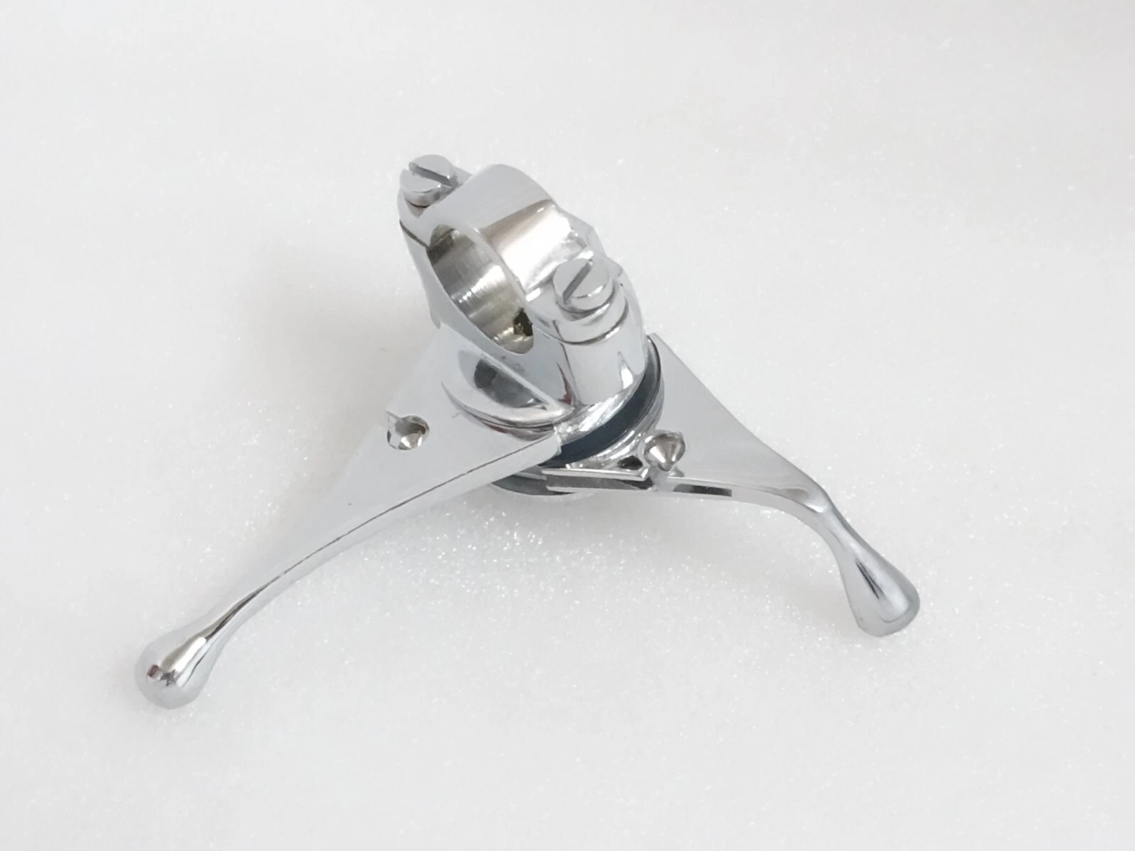 CHROME 7/8" DUAL MAGNETO & AIR LEVER FOR VINTAGE BSA NORTON CLASSIC