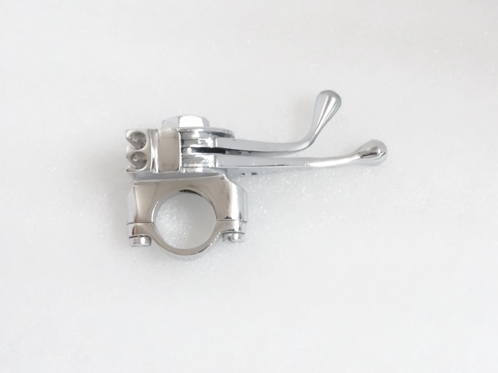 CHROME 7/8" DUAL MAGNETO & AIR LEVER FOR VINTAGE BSA NORTON CLASSIC