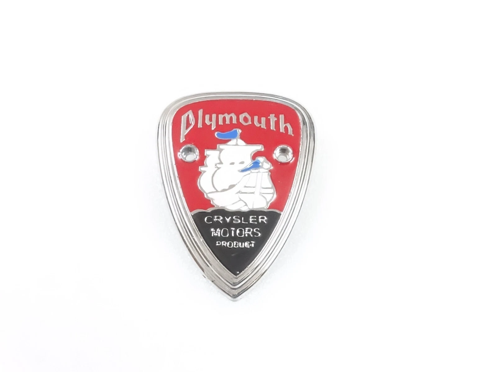 BADGE MONOGRAM DECAL FOR VINTAGE CHRYSLER PLYMOUTH CAR 1950'S #V346-8