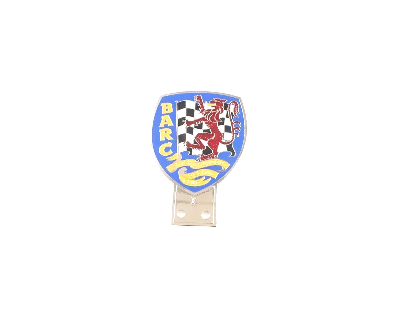 BRASS BADGE EMBLEM FITS TO BARC BRITISH AUTOMOBILE RACING CLUB #V357-8