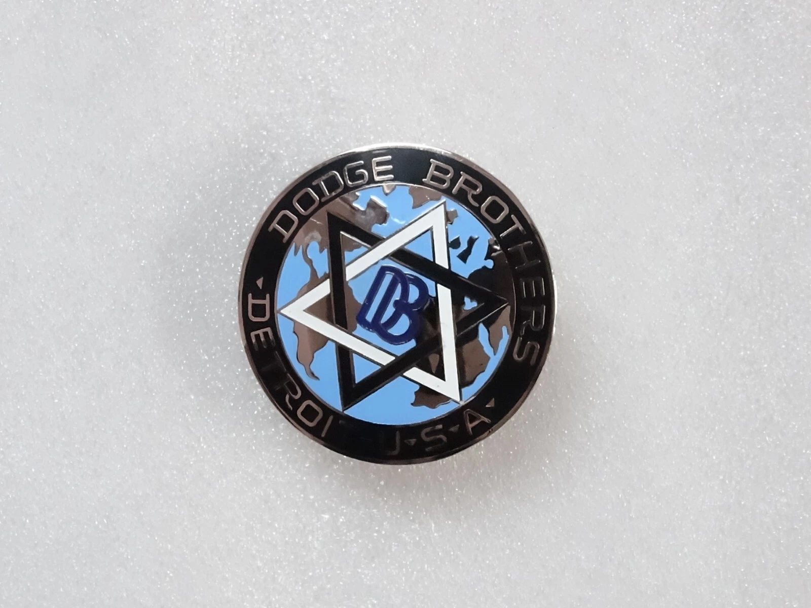 For Antique 1917-25 Dodge Brothers Enamel Car Automobile Radiator Badge #18D1