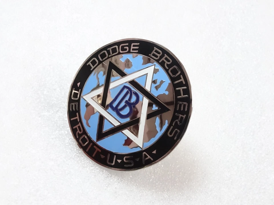 For Antique 1917-25 Dodge Brothers Enamel Car Automobile Radiator Badge #18D1