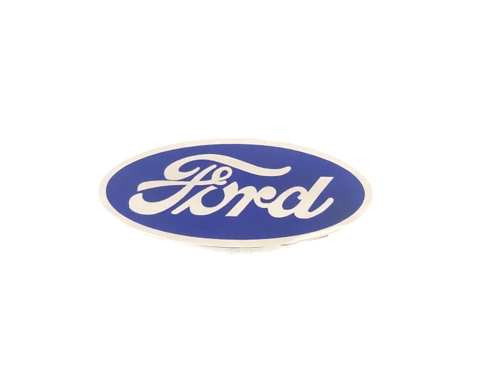 BADGE EMBLEM MONOGRAM FOR VINTAGE FORD CARS IN BLUE (METAL) #V371-8