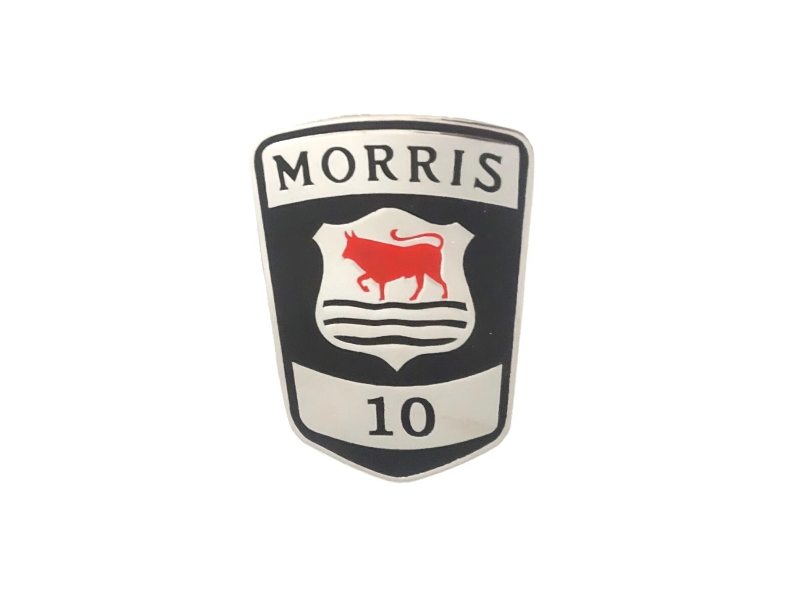 RADIATOR GRILL BADGE EMBLEM MONOGRAM FITS TO VINTAGE MORRIS 10 CARS #V417-8