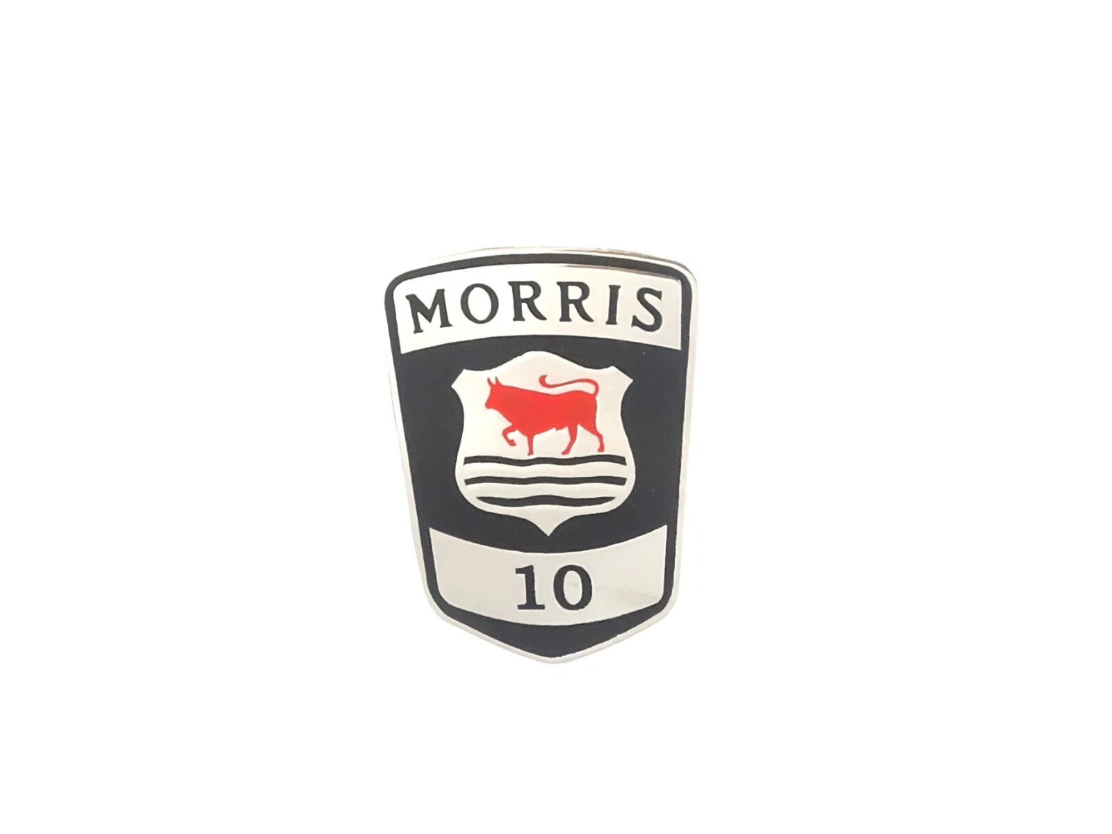 RADIATOR GRILL BADGE EMBLEM MONOGRAM FITS TO VINTAGE MORRIS 10 CARS #V417-8