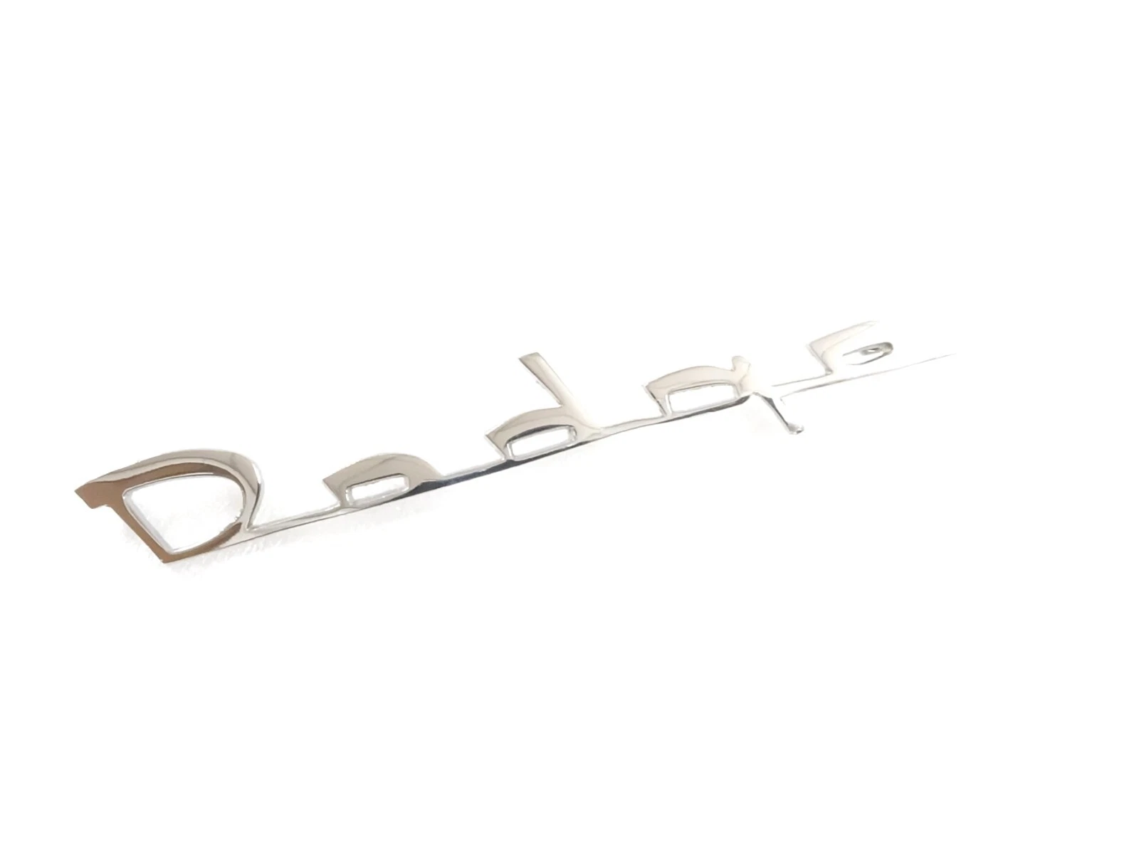 CHROMED EMBLEM BADGE FOR VINTAGE DODGE TRUNK #V419-8