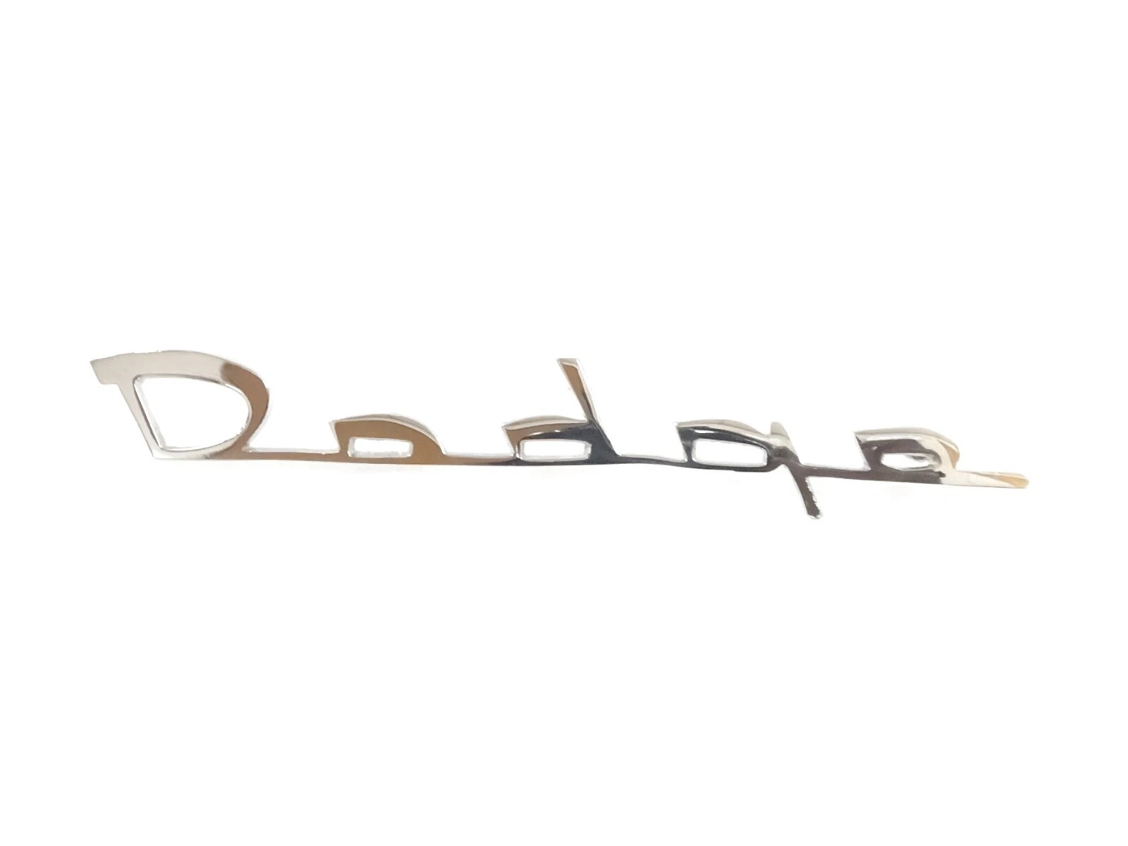 CHROMED EMBLEM BADGE FOR VINTAGE DODGE TRUNK #V419-8