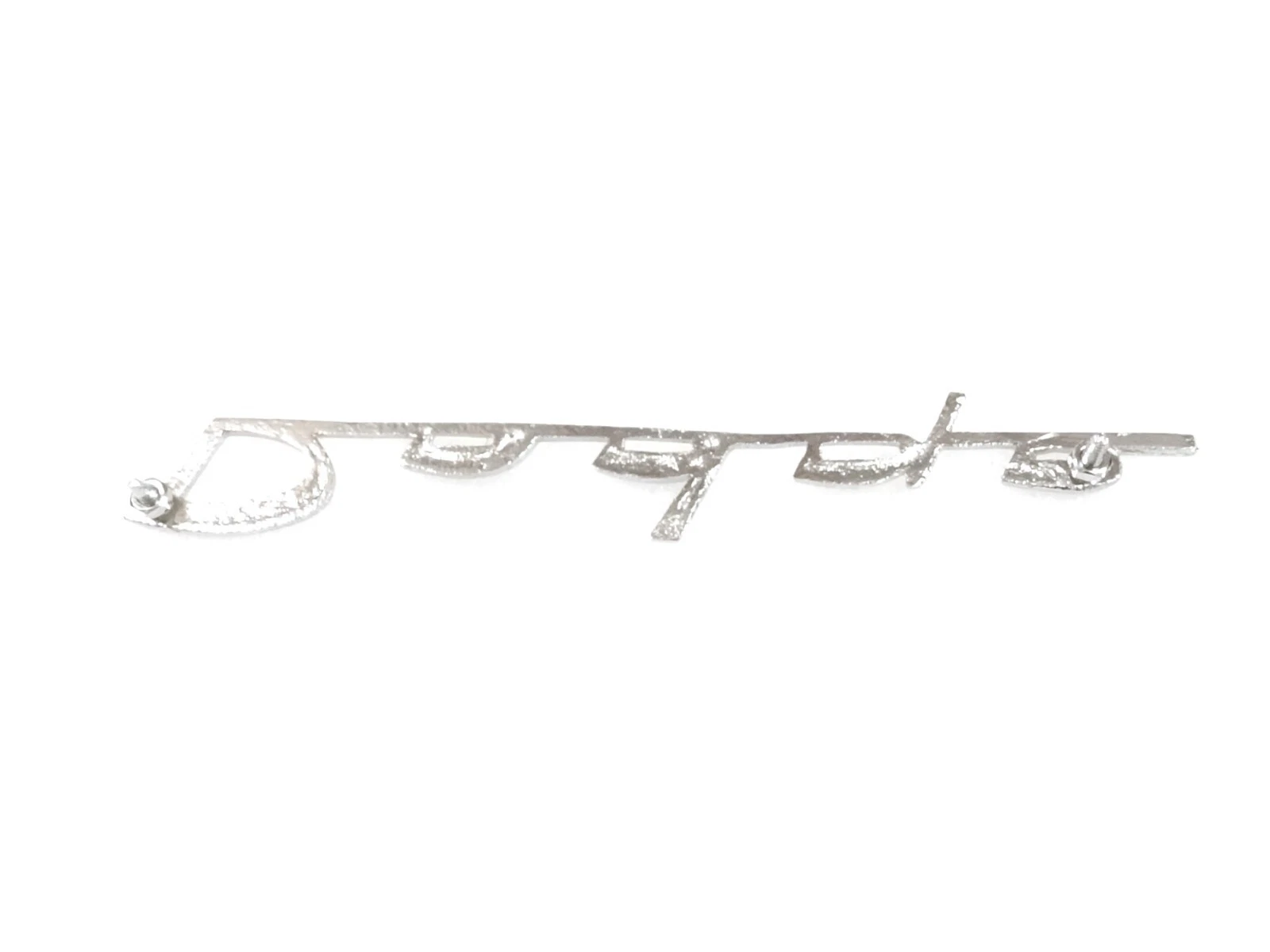 CHROMED EMBLEM BADGE FOR VINTAGE DODGE TRUNK #V419-8