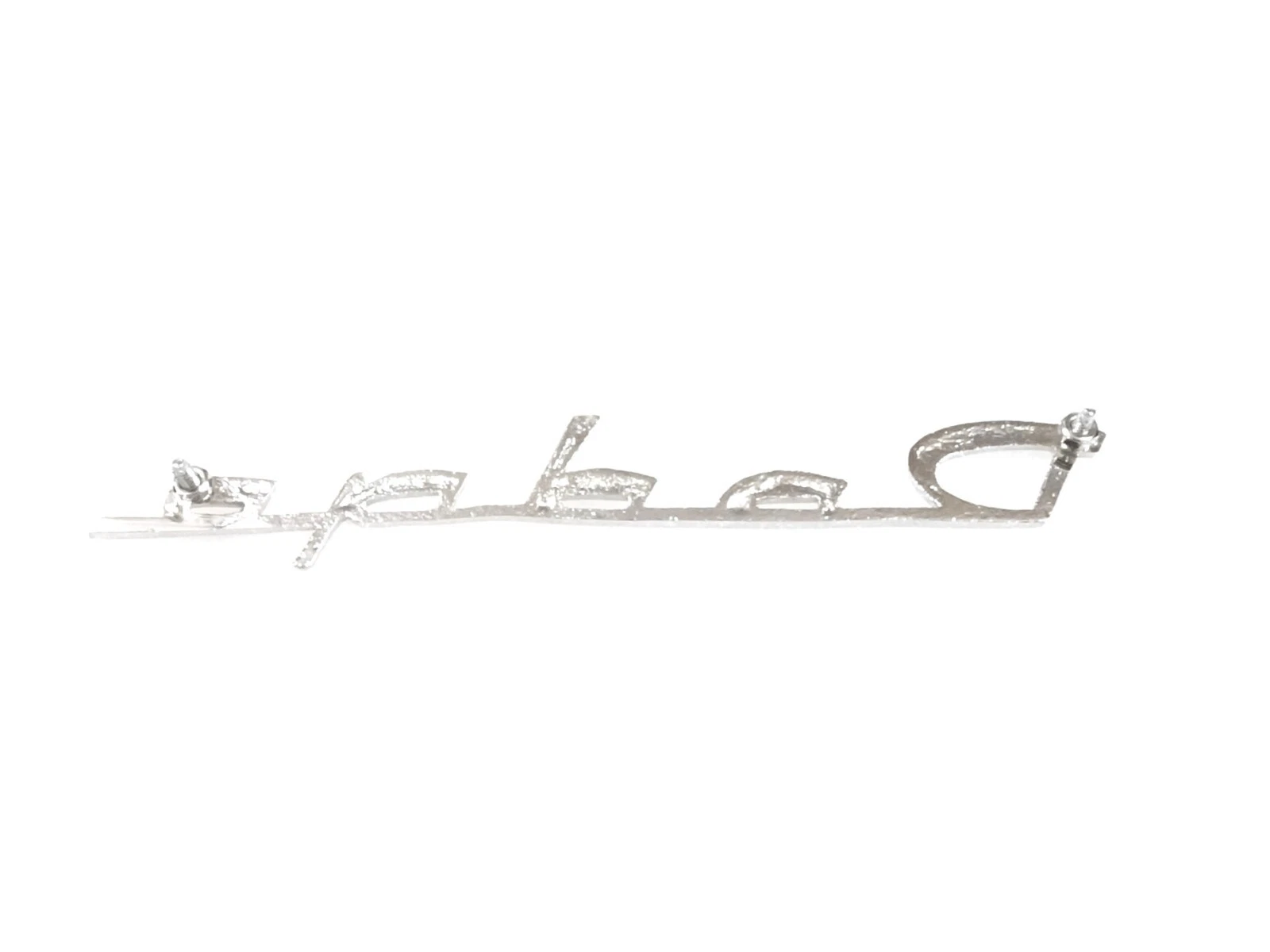 CHROMED EMBLEM BADGE FOR VINTAGE DODGE TRUNK #V419-8