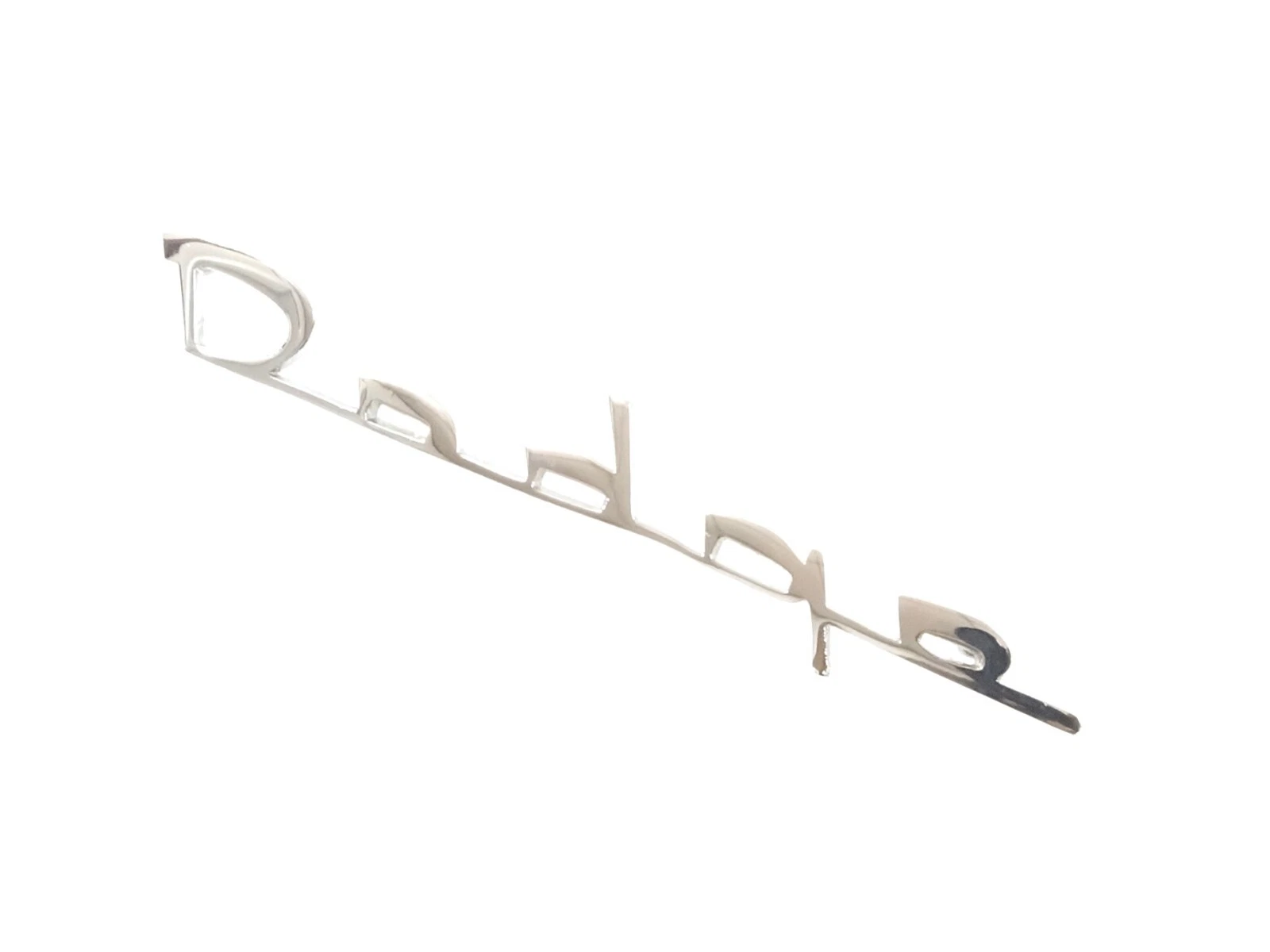CHROMED EMBLEM BADGE FOR VINTAGE DODGE TRUNK #V419-8