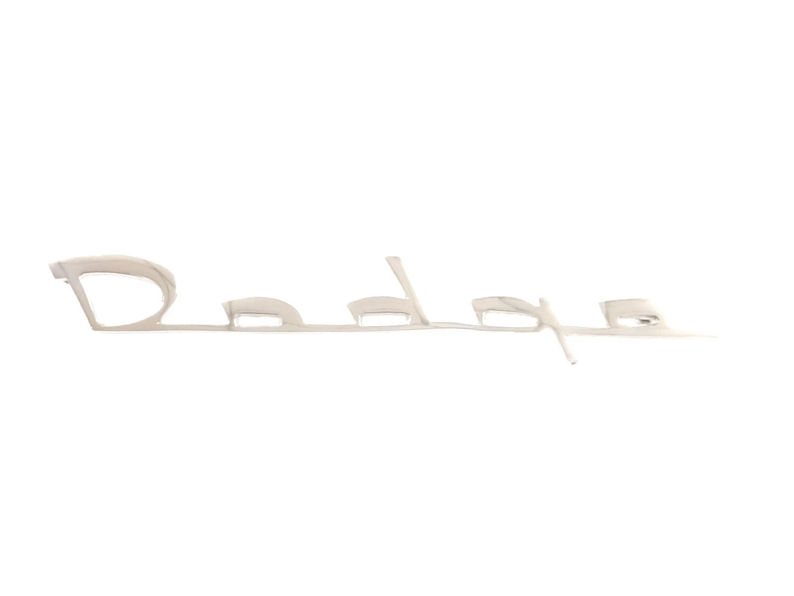 CHROMED EMBLEM BADGE FOR VINTAGE DODGE TRUNK #V419-8
