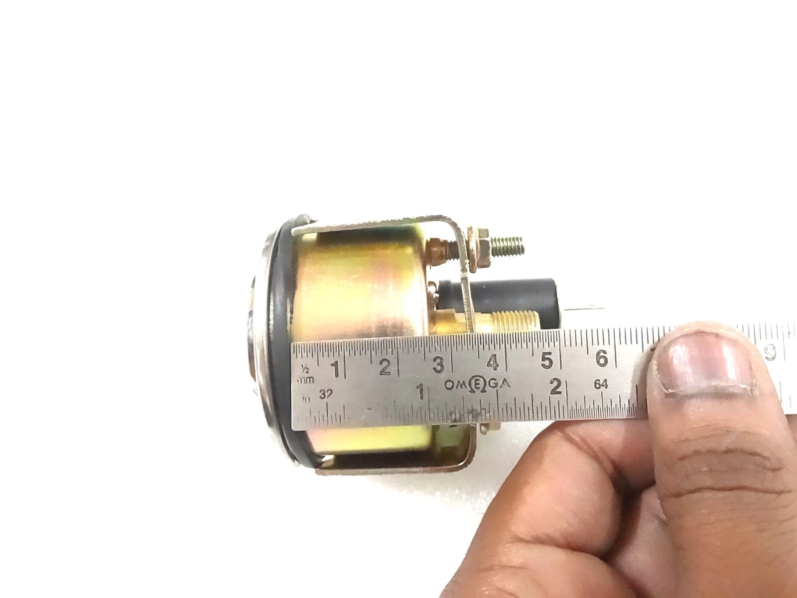 Smith White Oil Pressure Gauge 0-100 psi Chrome Bezel replica mechanical 52 mm #
