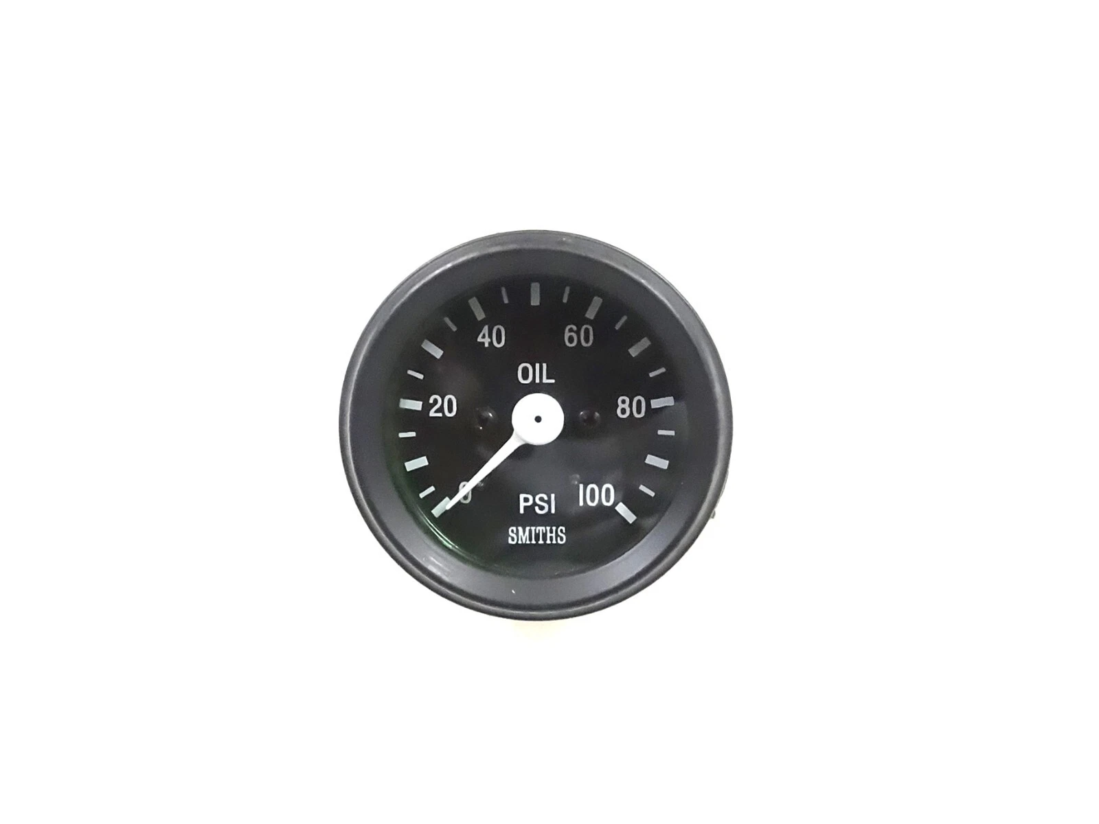 Smith Black Oil Pressure Gauge 0-100 psi Black Bezel replica mechanical 52 mm #2