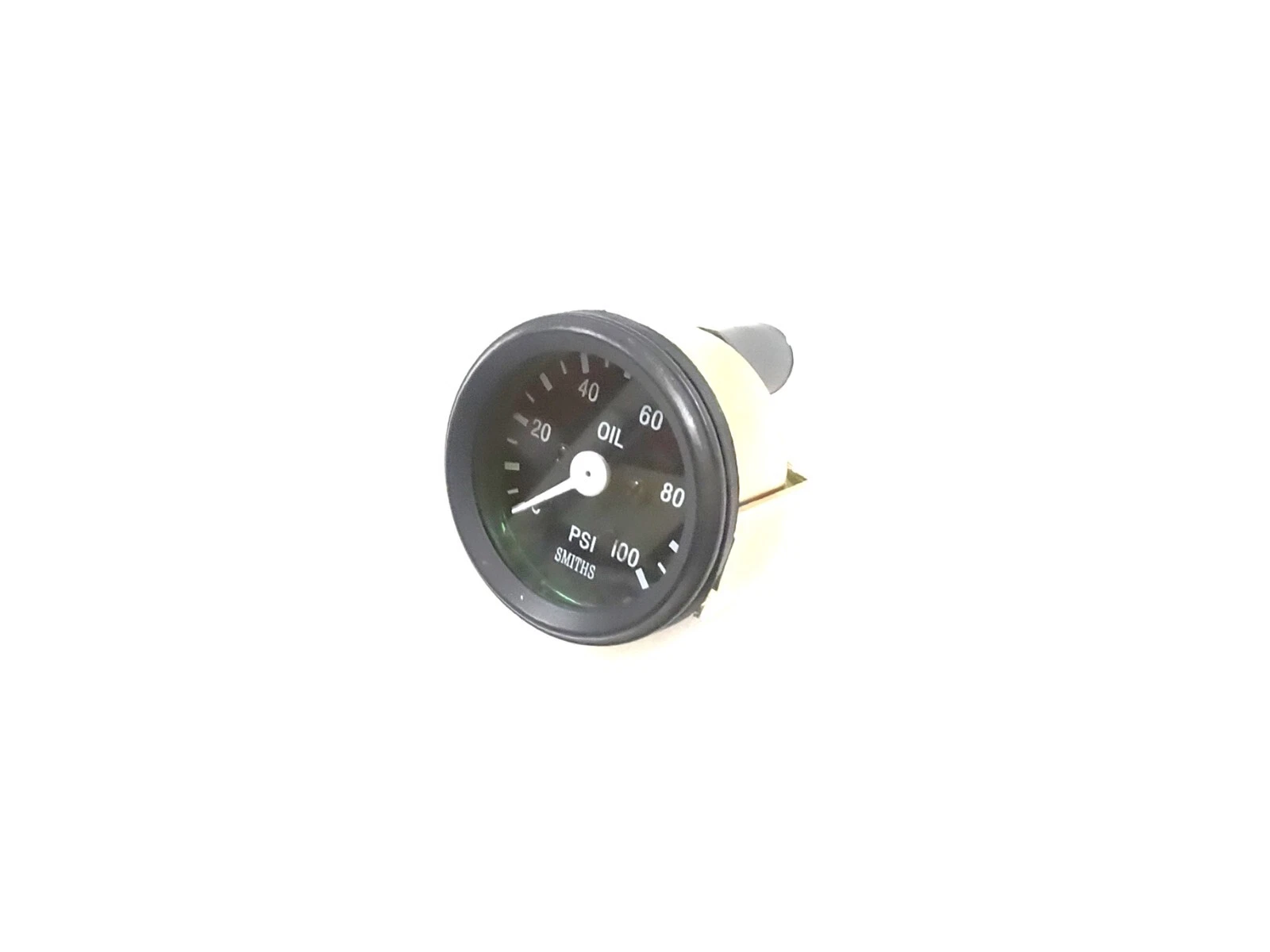 Smith Black Oil Pressure Gauge 0-100 psi Black Bezel replica mechanical 52 mm #2