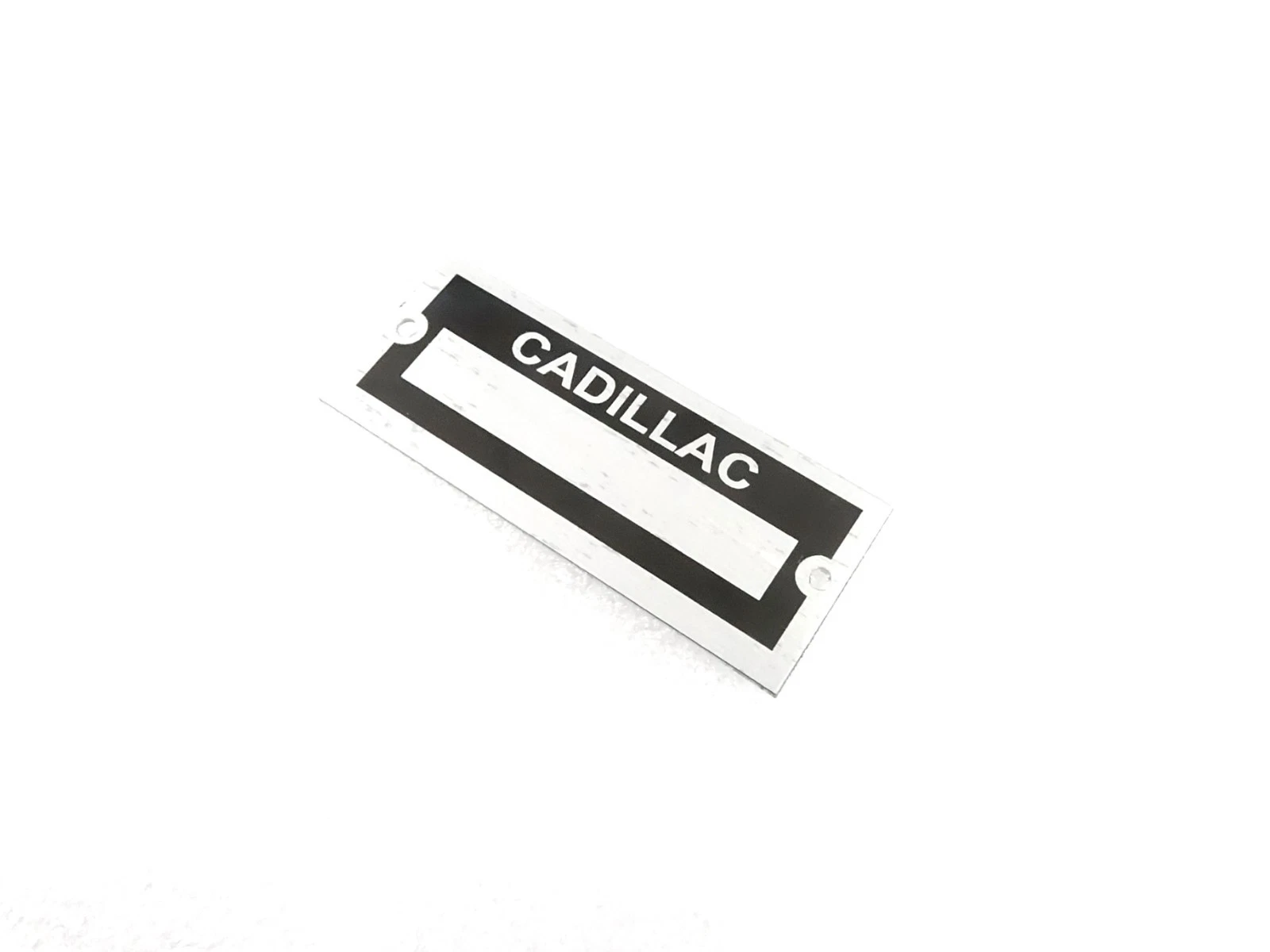 DATA PLATE BLANK FOR VINTAGE CLASSIC CADILLAC #V461-8
