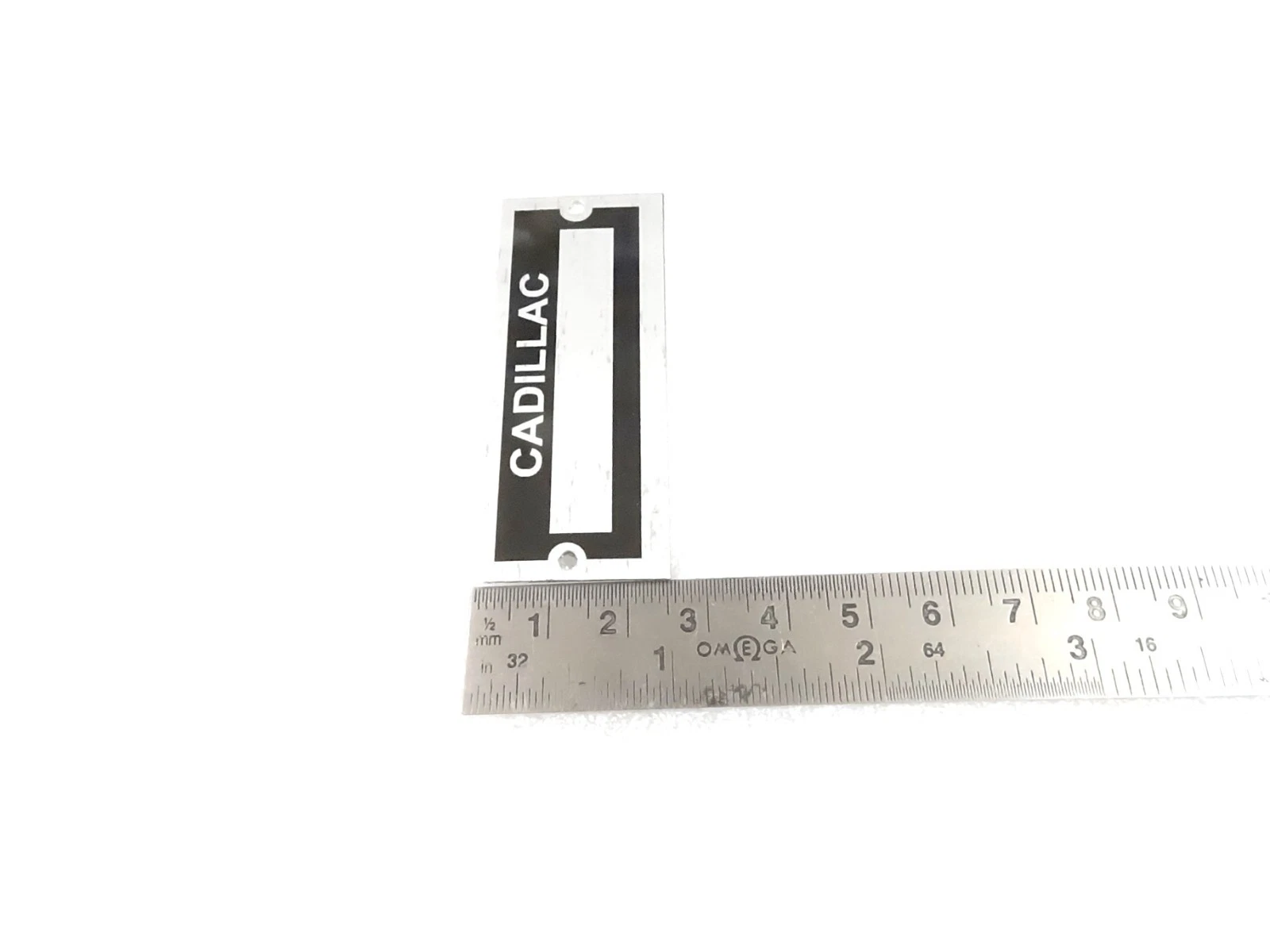 DATA PLATE BLANK FOR VINTAGE CLASSIC CADILLAC #V461-8