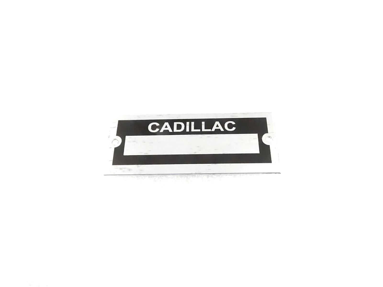 DATA PLATE BLANK FOR VINTAGE CLASSIC CADILLAC #V461-8