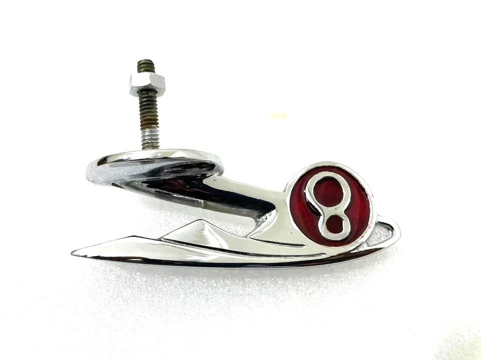CHROME Bonnet Badge Emblem FITS Morris 8 Eight Car