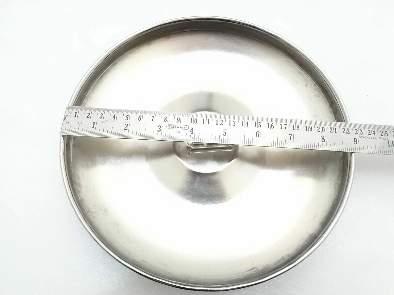 Vintage Fiat Car 9" Center Wheel Hub Caps/Cover Chromed Steel x2 Caps