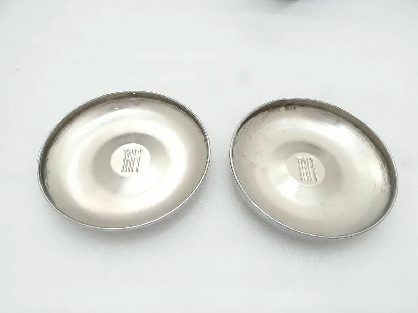 Vintage Fiat Car 9" Center Wheel Hub Caps/Cover Chromed Steel x2 Caps