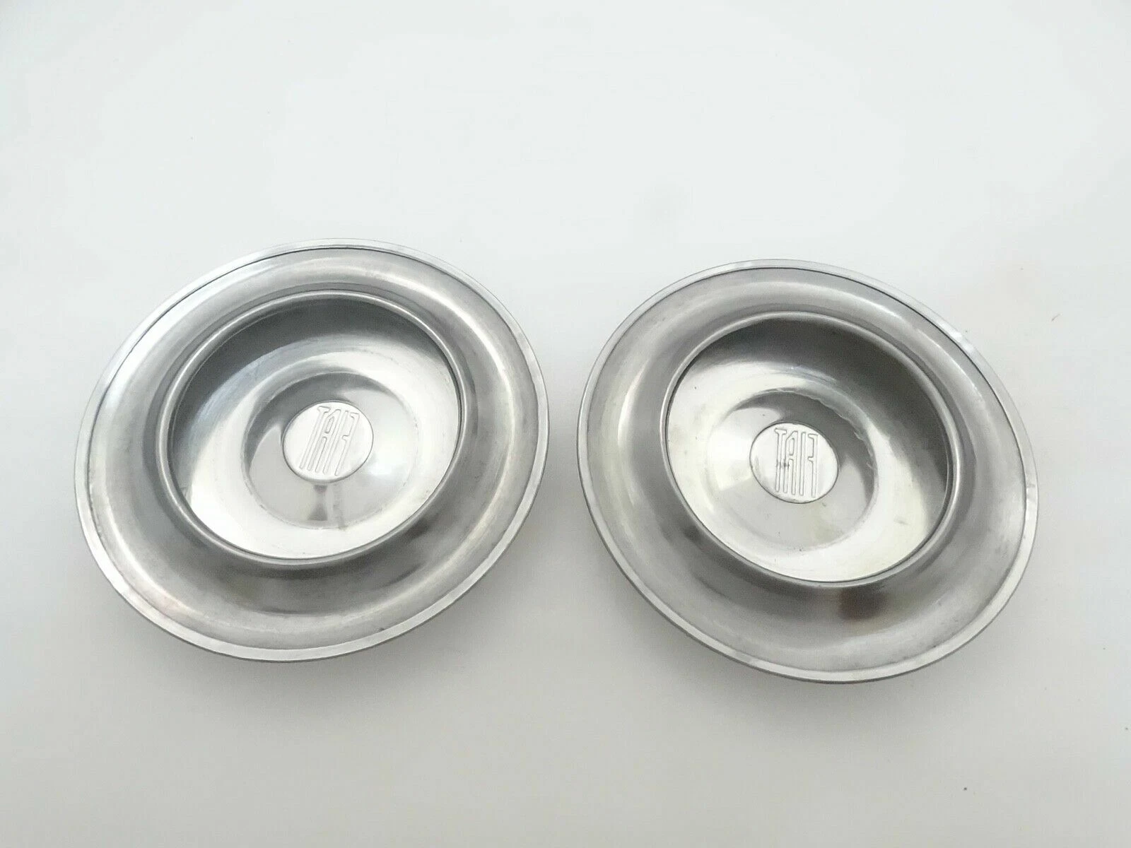 Vintage Fiat Car Alloy/Aluminium 1950's Center Wheel Hub Caps