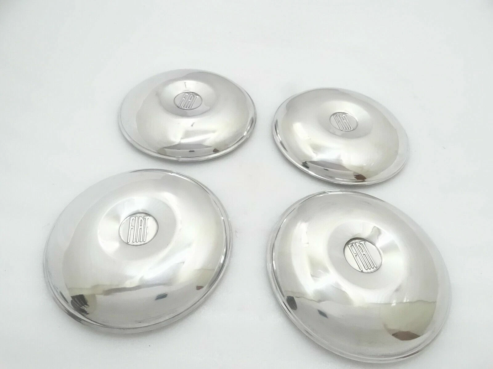 Vintage Fiat Car Alloy/Aluminium 1950's Center Wheel Hub Caps