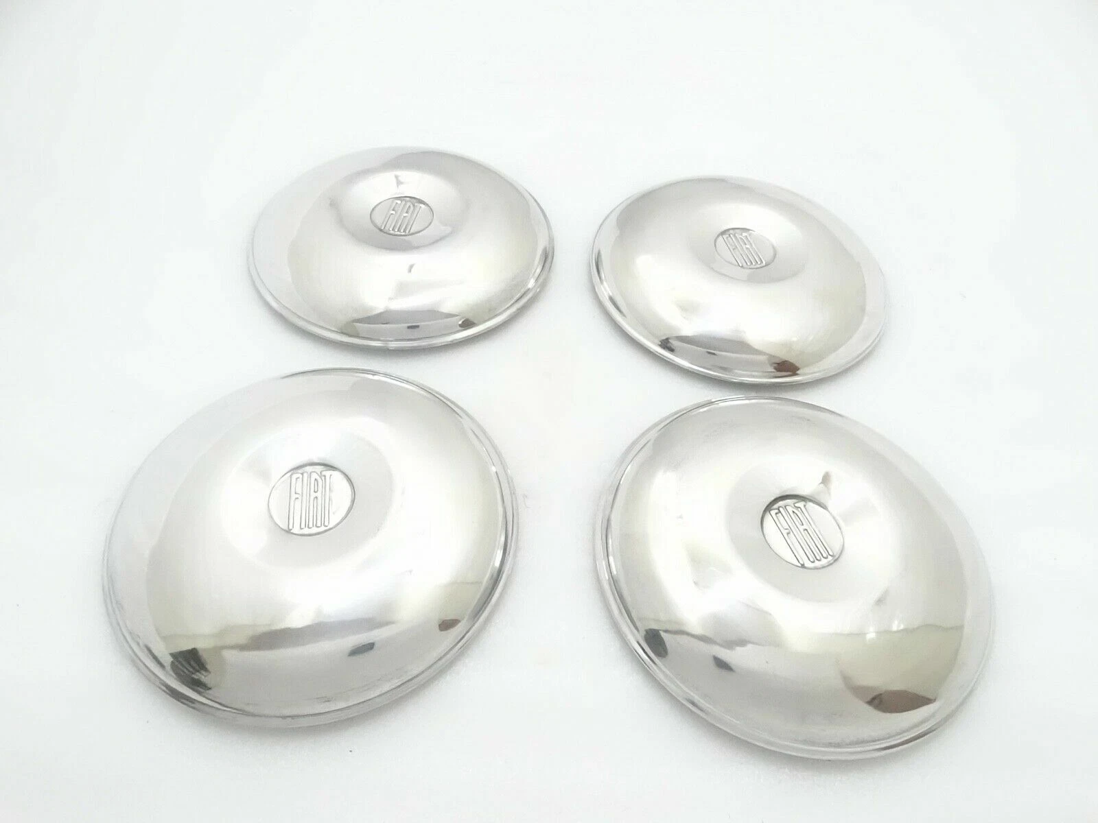 Vintage Fiat Car Alloy/Aluminium 1950's Center Wheel Hub Caps