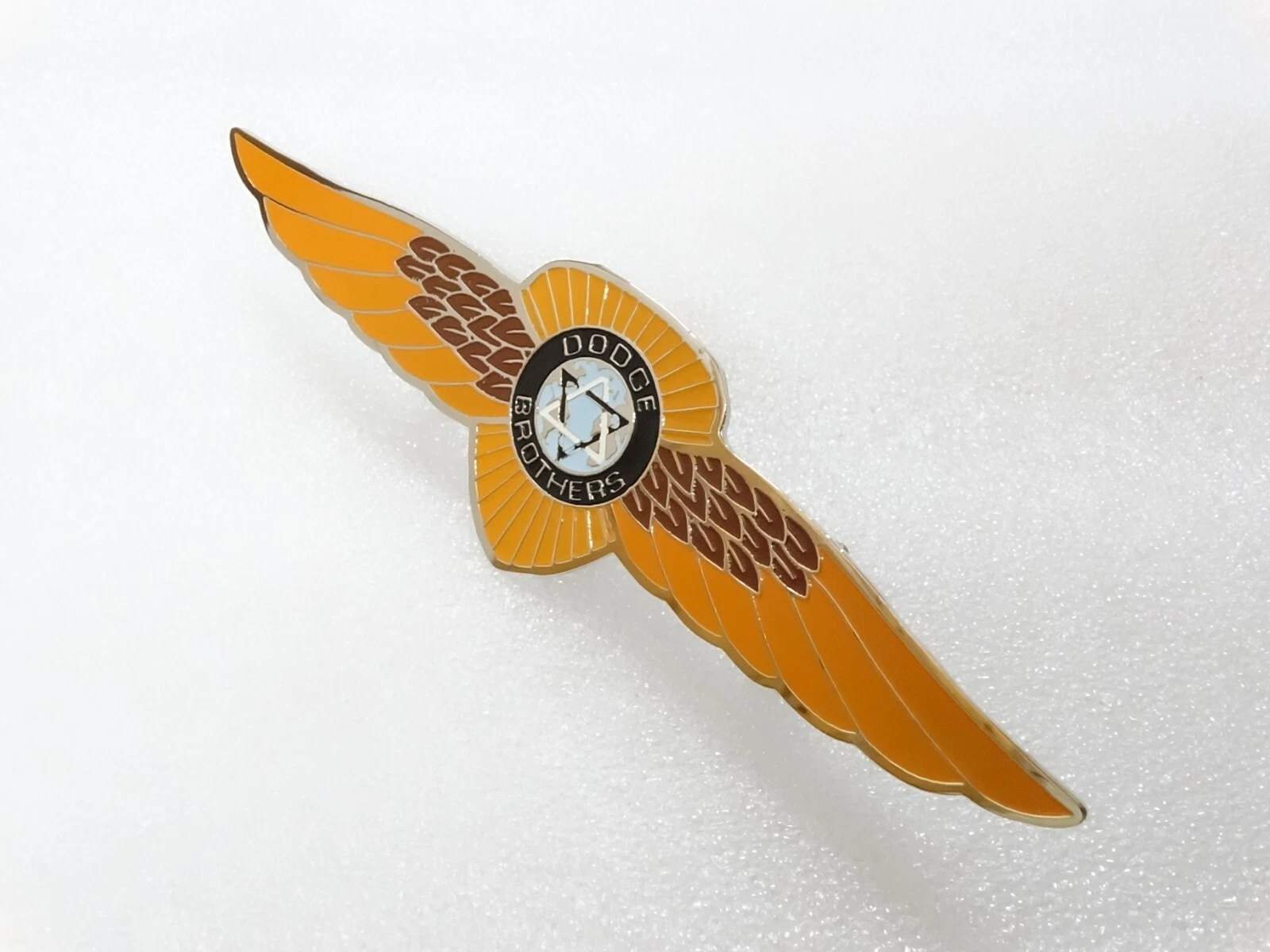 For Vintage / Classic Dodge Brothers Winged Radiator Emblem Badge #18A4