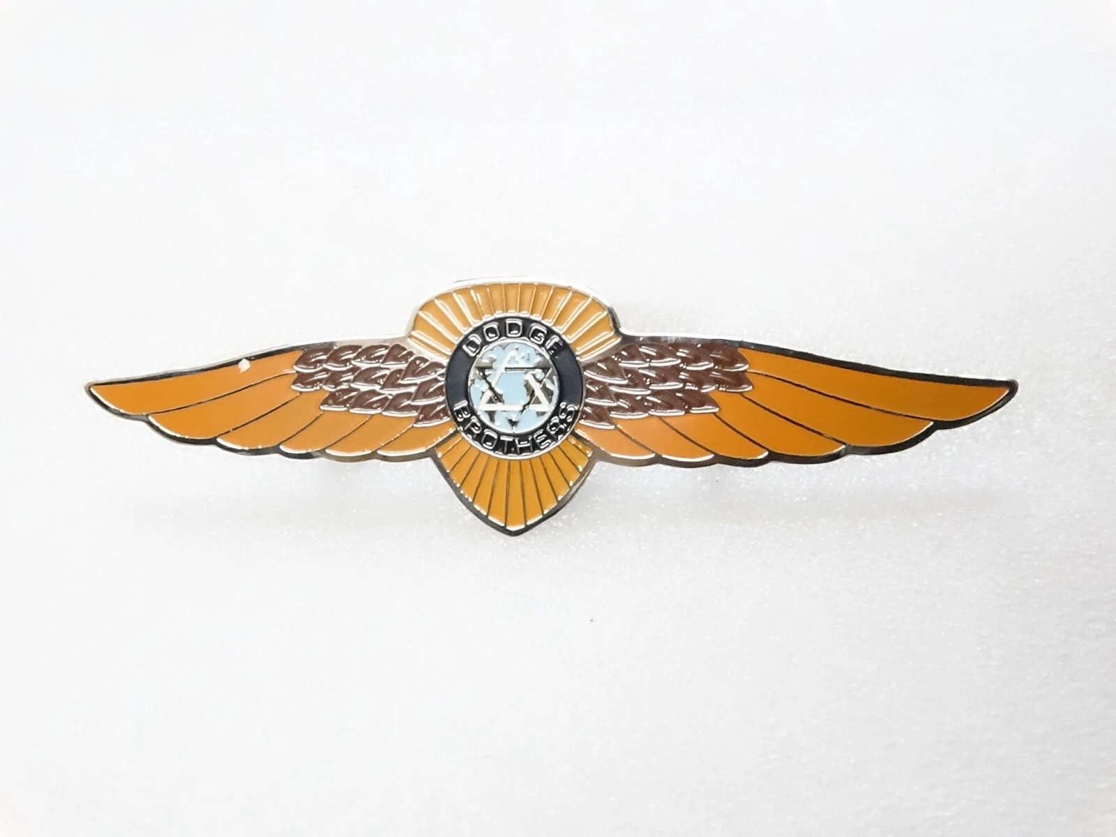 For Vintage / Classic Dodge Brothers Winged Radiator Emblem Badge #18A4