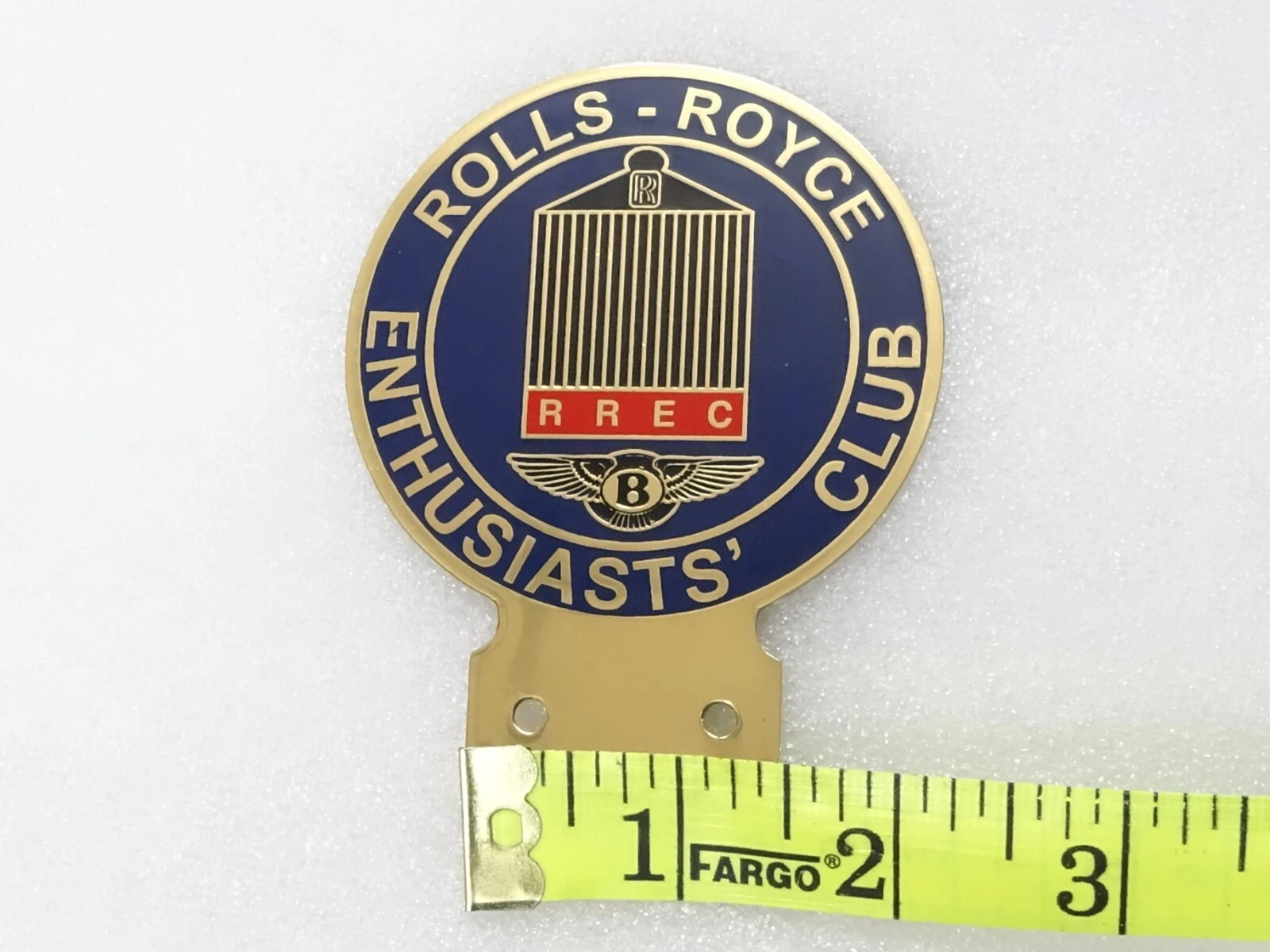 Vintage / Classic Rolls Royce Enthusiasts Club Badge #18A6