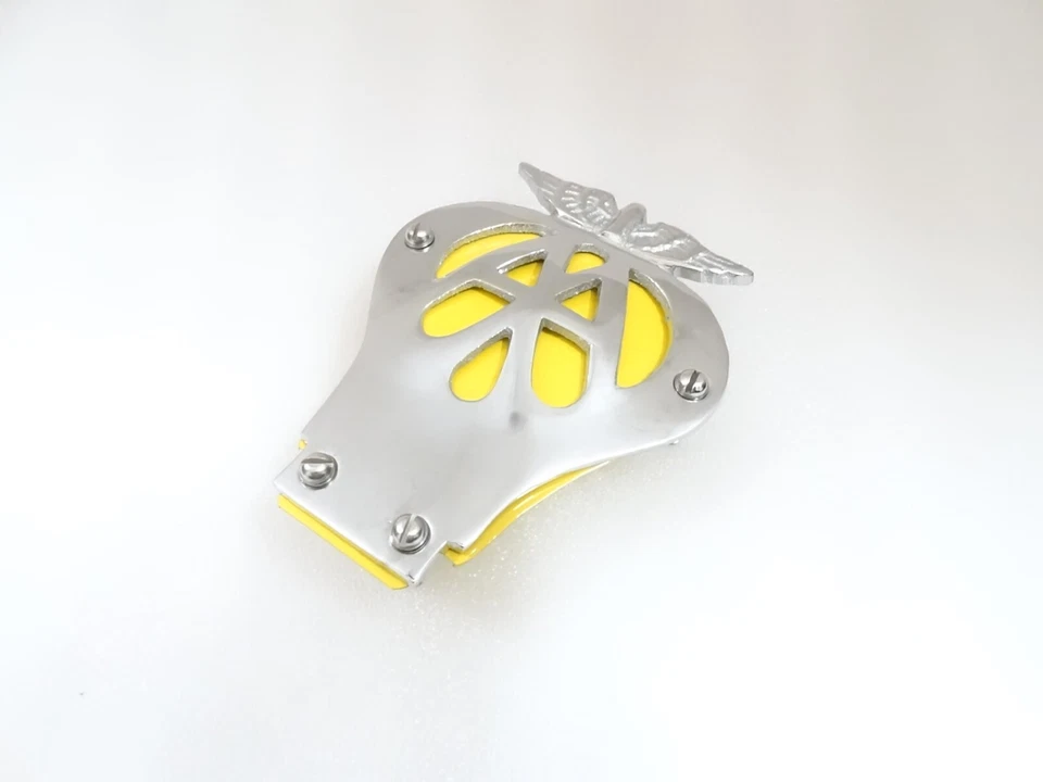 Vintage AA Badge Automobile Association Classic Car Badge Yellow Large Size#V109
