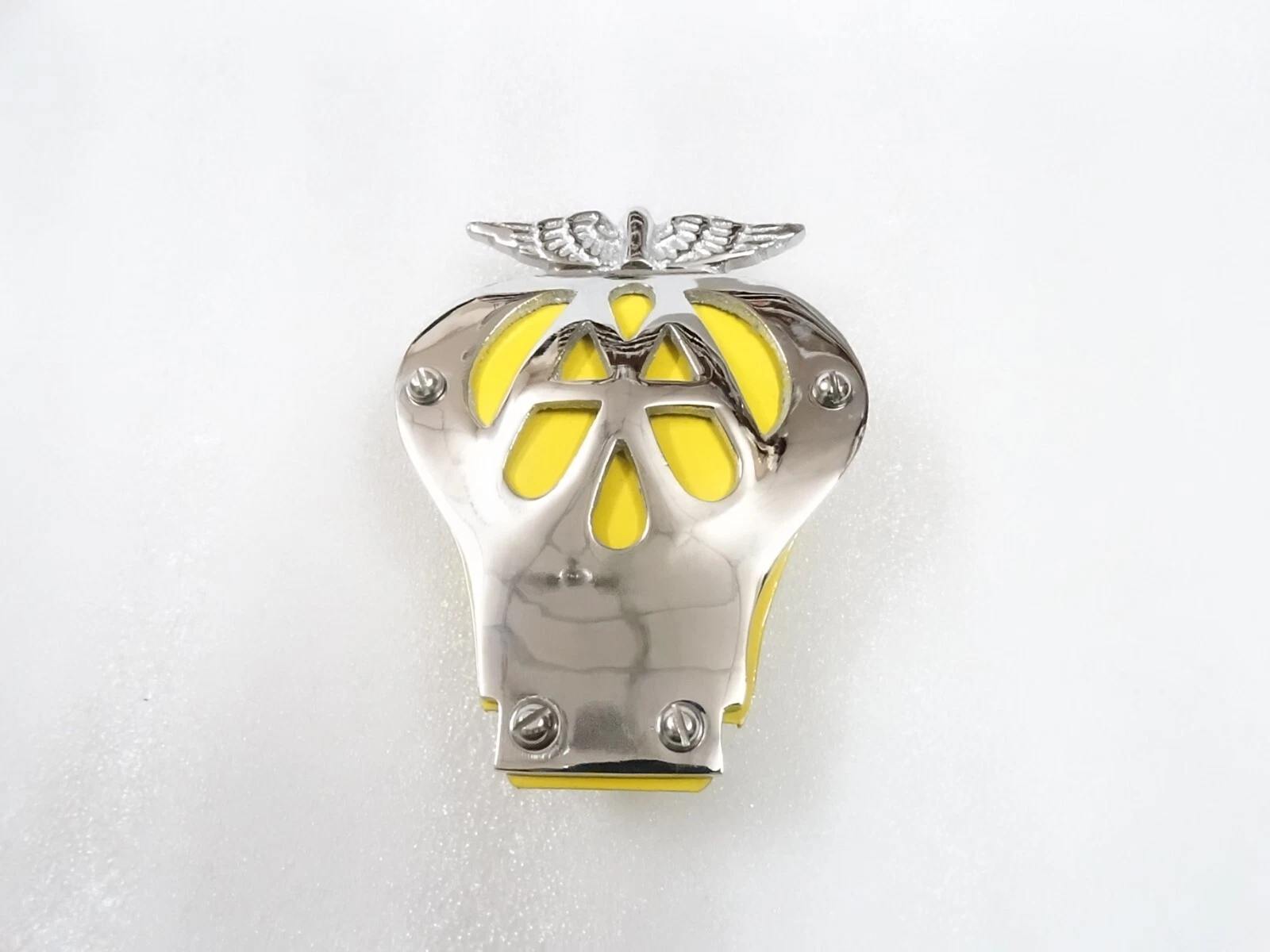 Vintage AA Badge Automobile Association Classic Car Badge Yellow Large Size#V109