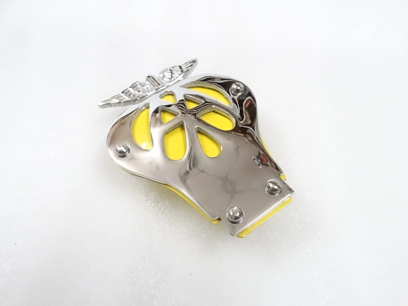 Vintage AA Badge Automobile Association Classic Car Badge Yellow Large Size#V109