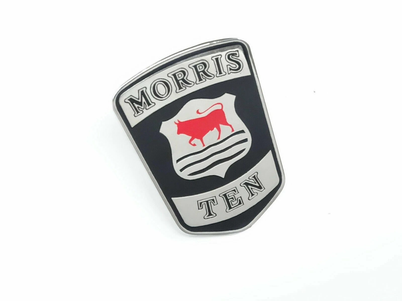Vintage Car Morris Ten Upper / Outer Badge Decal Emblem