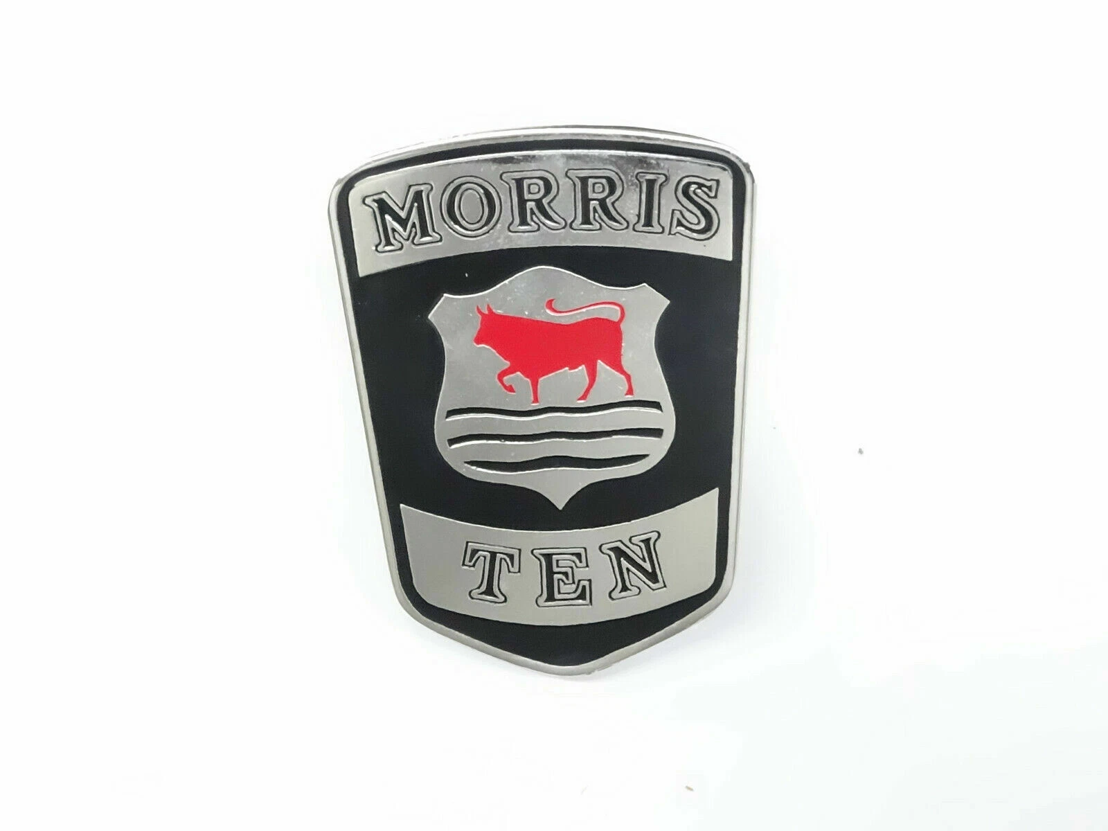 Vintage Car Morris Ten Upper / Outer Badge Decal Emblem