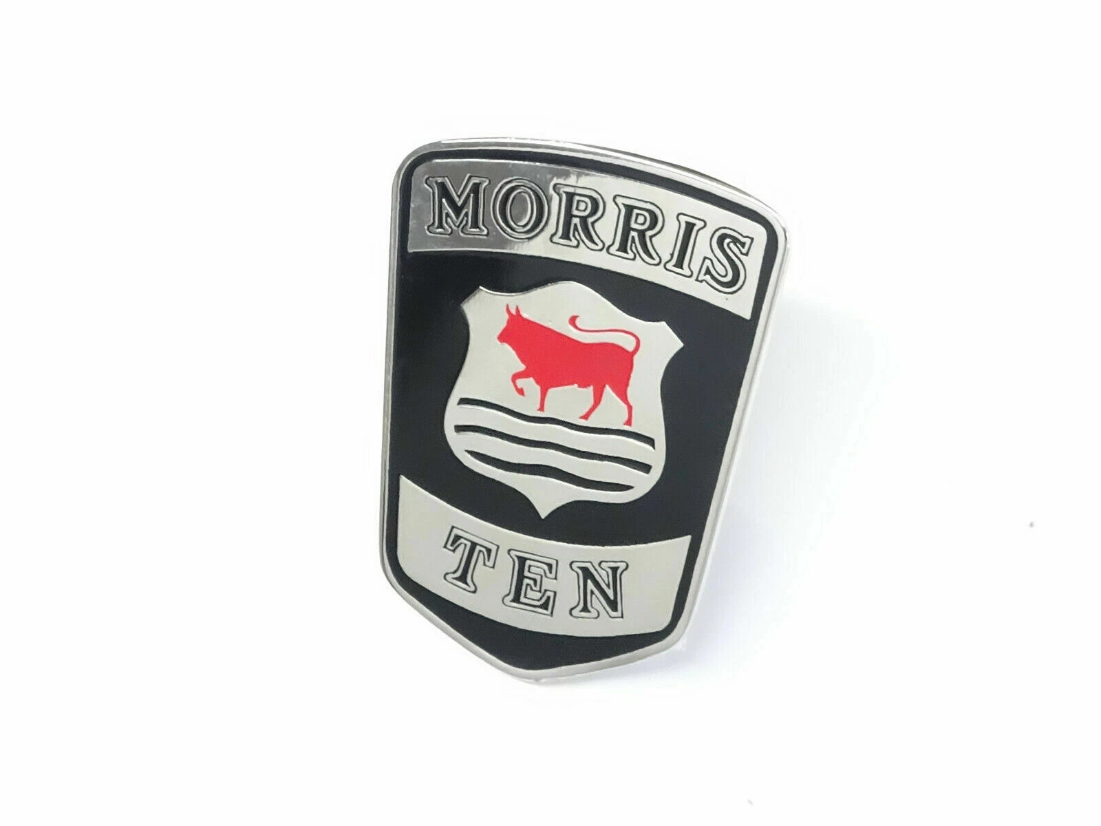 Vintage Car Morris Ten Upper / Outer Badge Decal Emblem