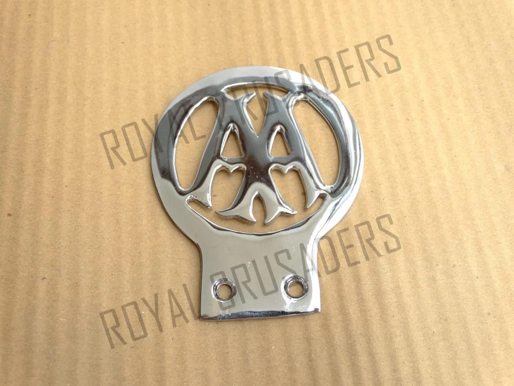 NEW AUTOMOBILE ASSOCIATION AA CHROMED BADGE