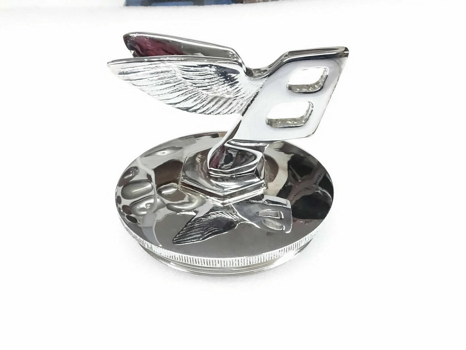 Vintage Car Bentley Radiator Chrome Threaded Cap