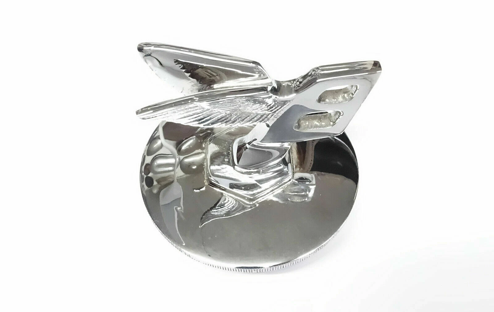 Vintage Car Bentley Radiator Chrome Threaded Cap