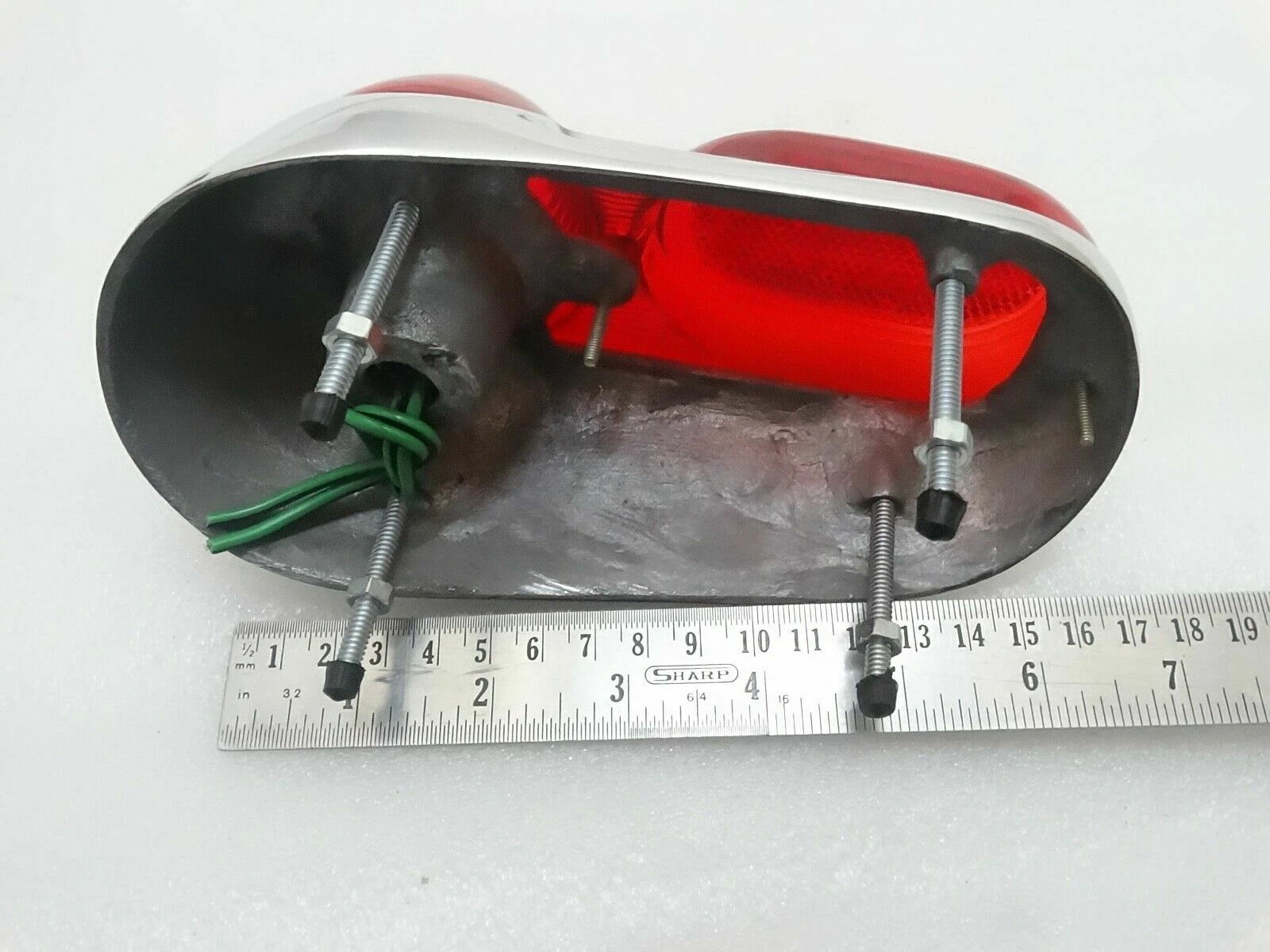 Vintage Fiat 1100 Tail Light (Pair) 1950's