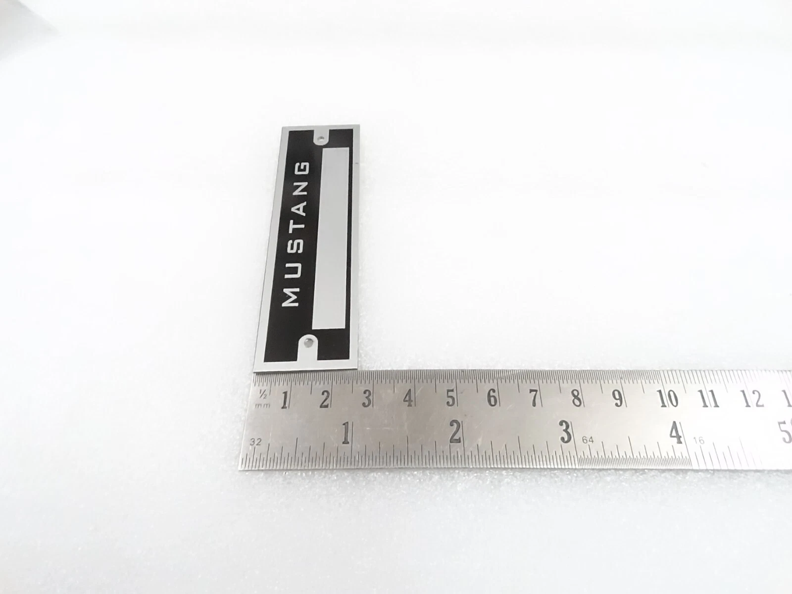 DATA PLATE FITS TO VINTAGE MUSTANG HOT ROD STREET CUSTOM #V333-8