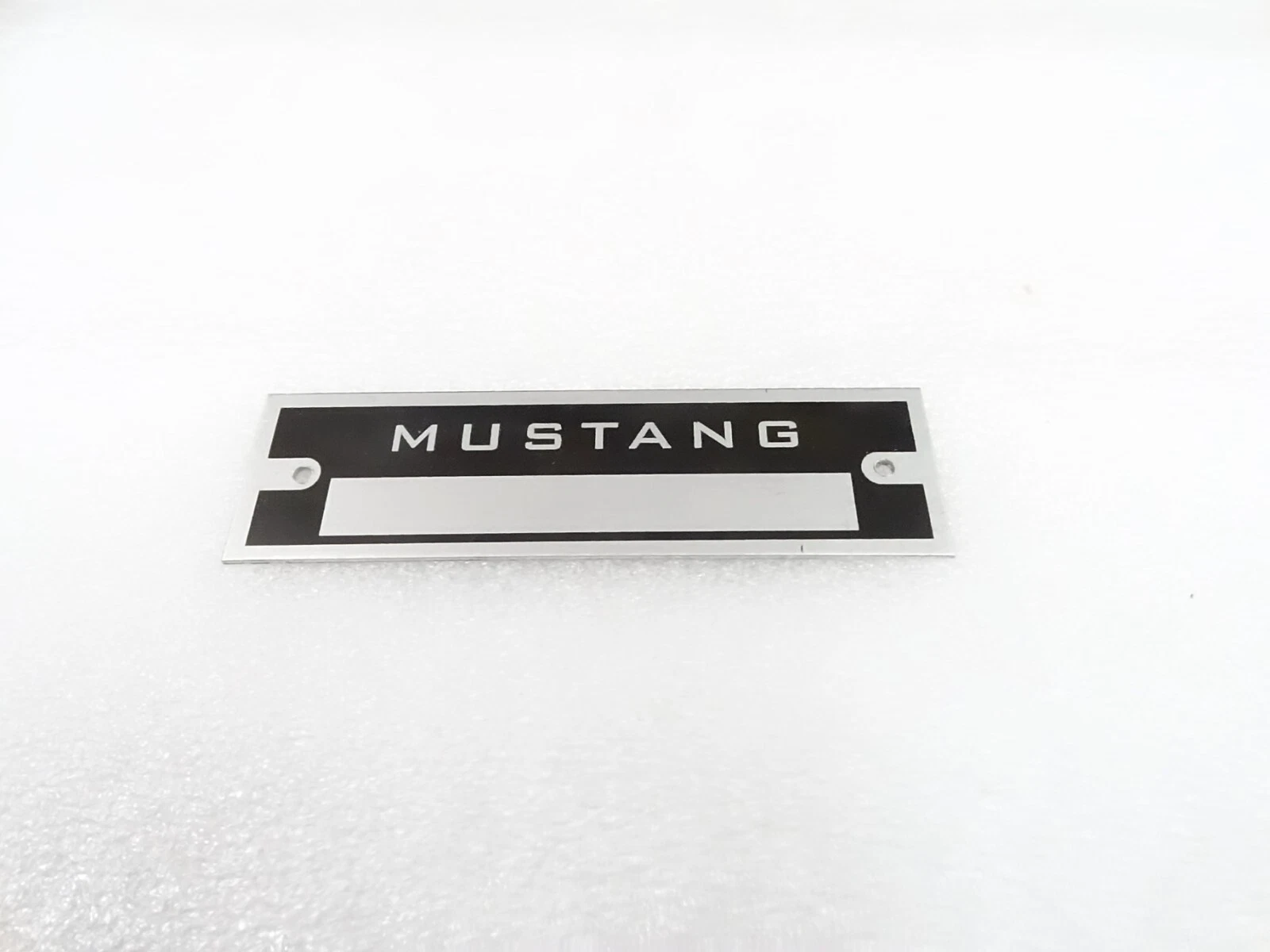 DATA PLATE FITS TO VINTAGE MUSTANG HOT ROD STREET CUSTOM #V333-8