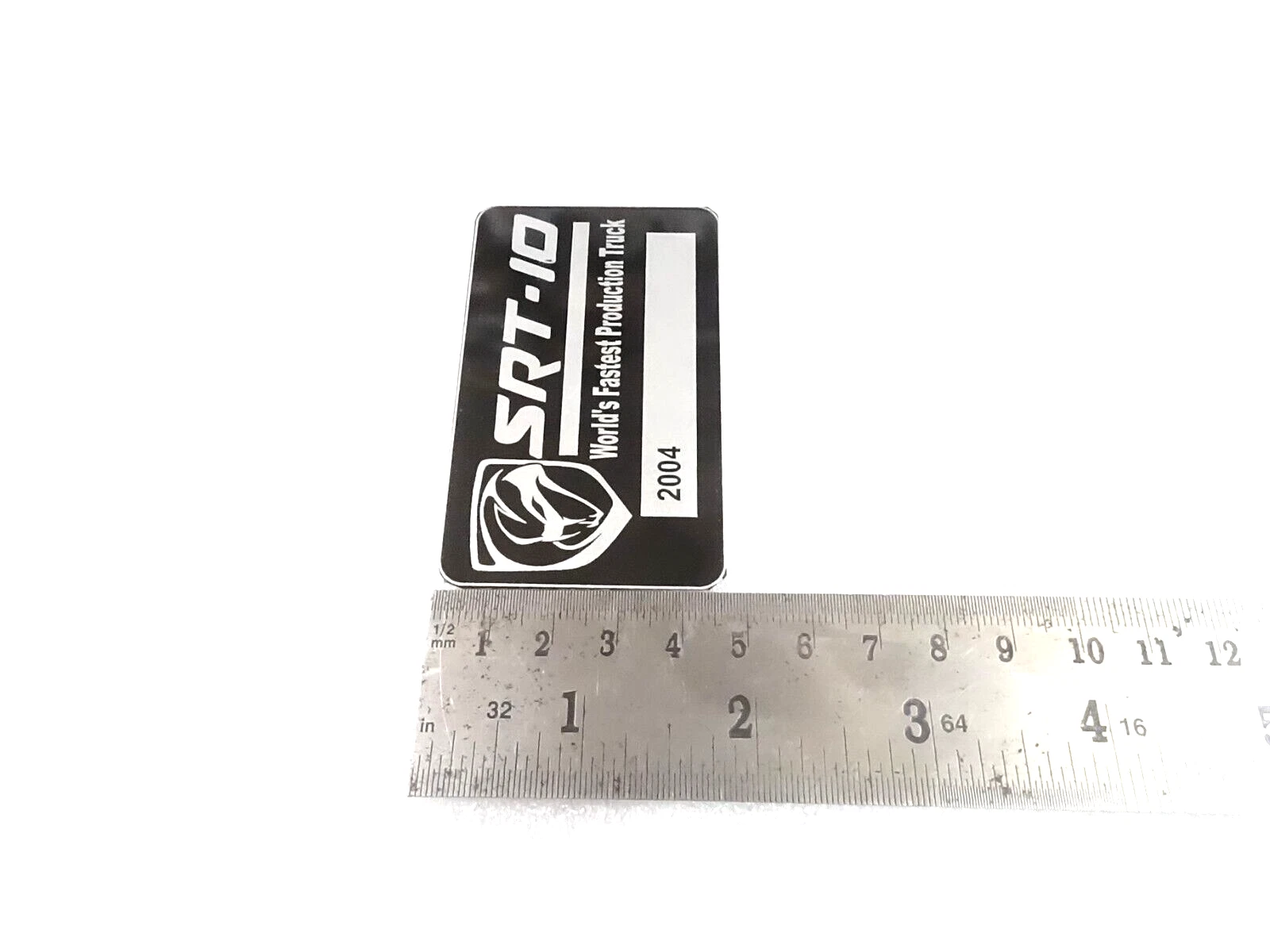 DATA PLATE FITS TO DODGE RAM SRT-10 FASTEST PRODUCTION TRUCK #V397-8